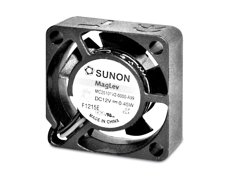 thumbnail image 2 of Sunon 20mm 5V Cooling Fan – 10mm Thick, 10000 RPM, Quiet 22dB, Ball Bearing 2 of 5