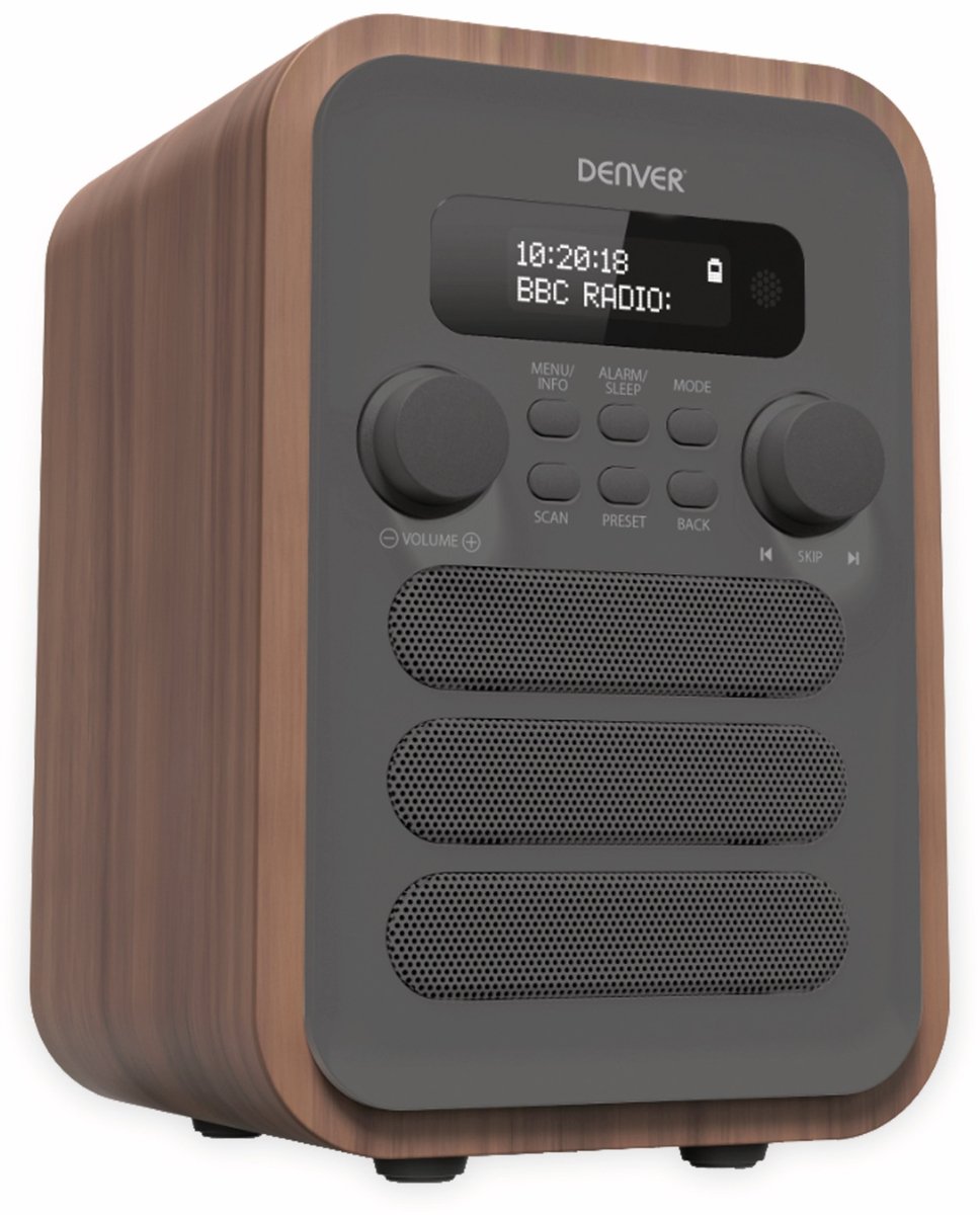 DAB+/FM Radio DENVER DAB48, grau online kaufen Pollin.de