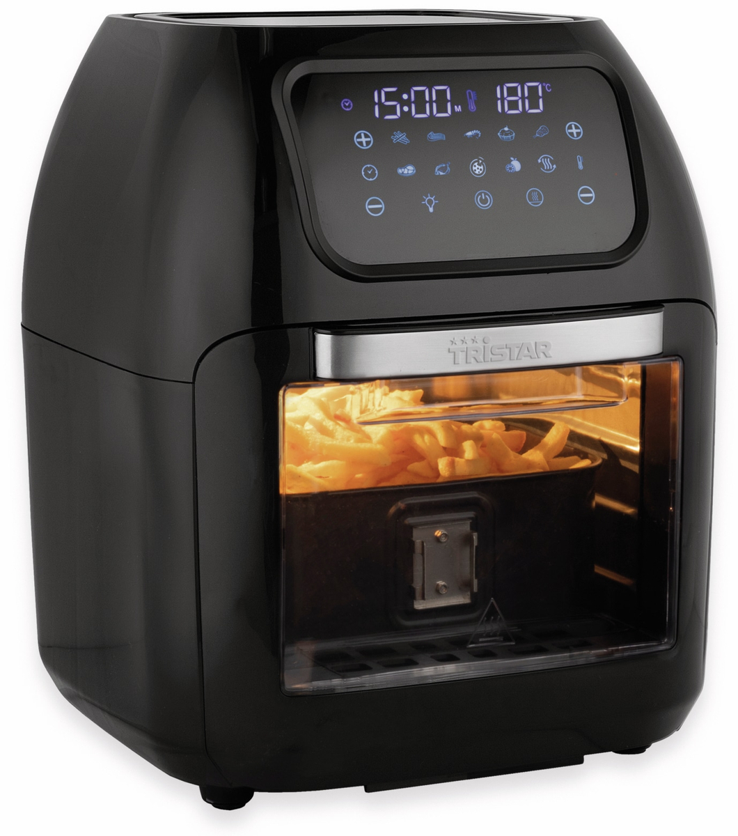 Tristar Heißluftfritteuse 6 L – Digital, 9 Programme, Bis 1,5 Kg Pommes, Spart Energie (FR-9025)