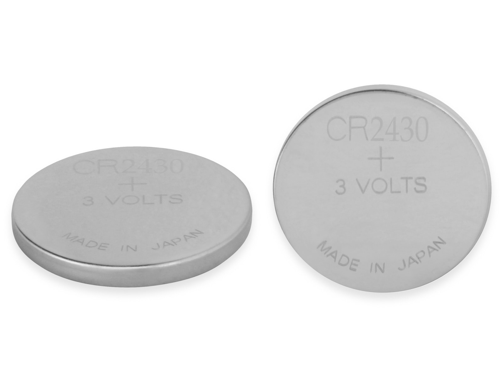 Praktische CR2430 Knopfzellen – 2 Stück, 3V, Ideal Für Uhren, Taschenrechner & Kleine Elektronik, Langlebig & Einfach Zu Wechseln