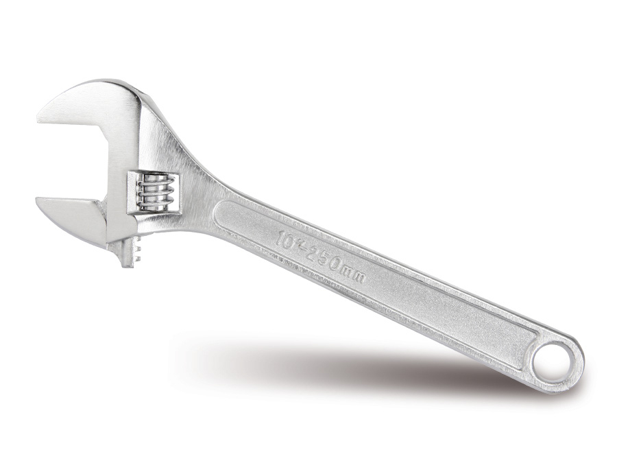 HRB Rollgabelschlüssel 250 Mm (10 Zoll) – Stufenlos Verstellbar Von 0–30 Mm, Geschmiedet