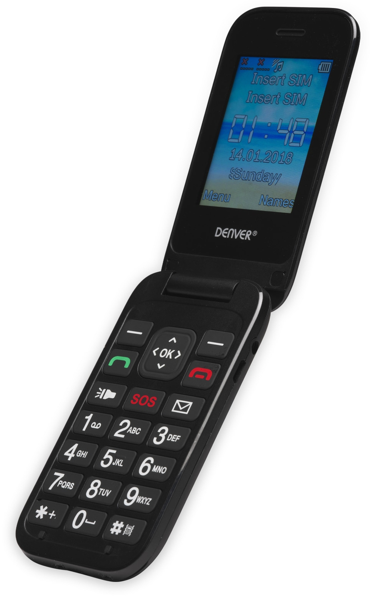 Handy DENVER BAS24200M, schwarz online kaufen Pollin.de