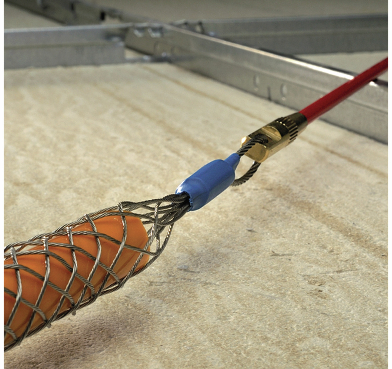 HellermannTyton Gleitaufsatz Cable Scout CS-AW – Für Raue/unebene Oberflächen, 0,195 M, Kabeleinzieh-Hilfe