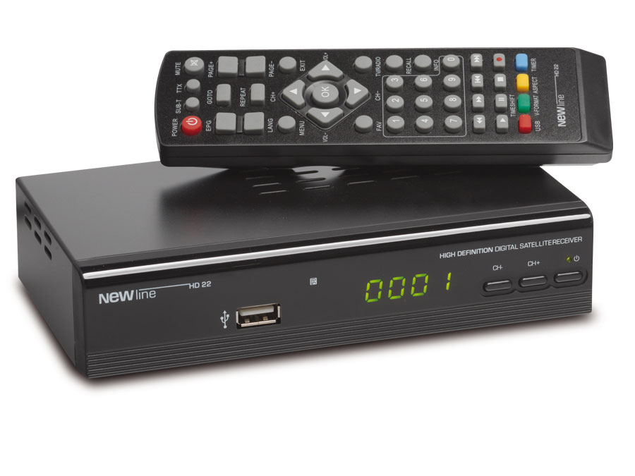 SAT HDTVReceiver mit Mediaplayer NEWline HD22 online kaufen Pollin.de