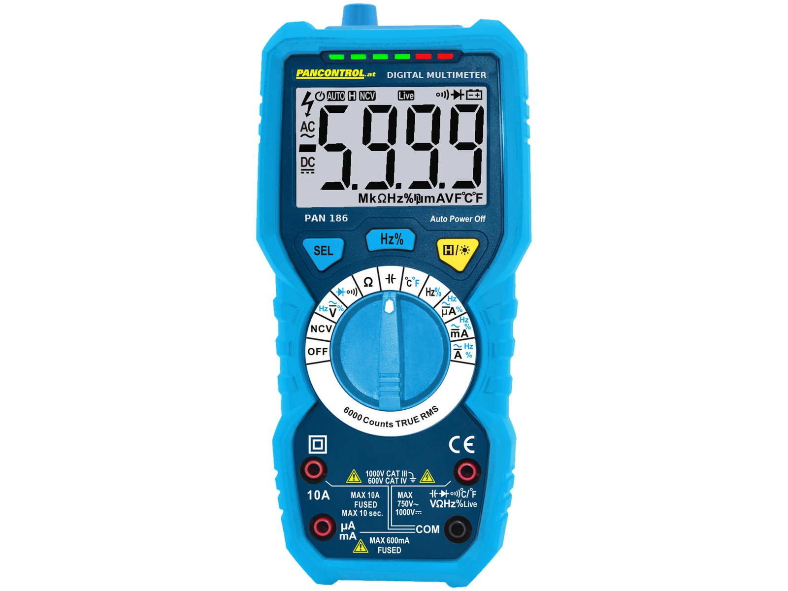 True Rms Multimeter Controls PANCONTROL True-RMS Multimeter PAN 186 online kaufen | Pollin.de