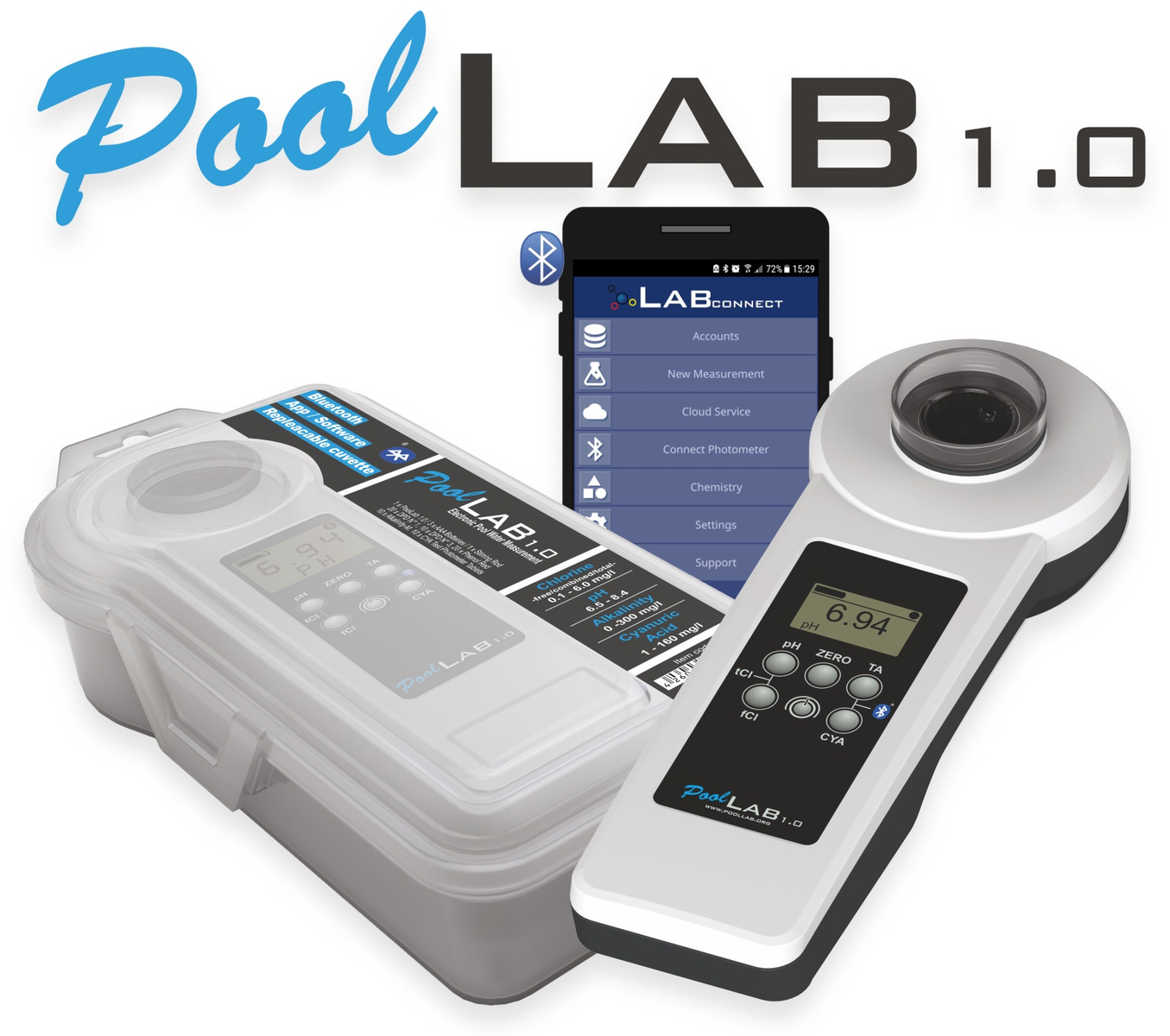 Wateri.d. Photometer PoolLab 1.0 online kaufen Pollin.de