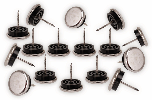 Möbelgleiter Stahl, mit Zwischengummi Ø 20 mm, 16 St. online kaufen