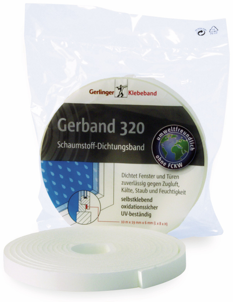 Produktbild von NADOtec PVC-Schaum Dichtungsband 12mm X 2mm – 10 Meter, Selbstverlöschend & Hitzebeständig