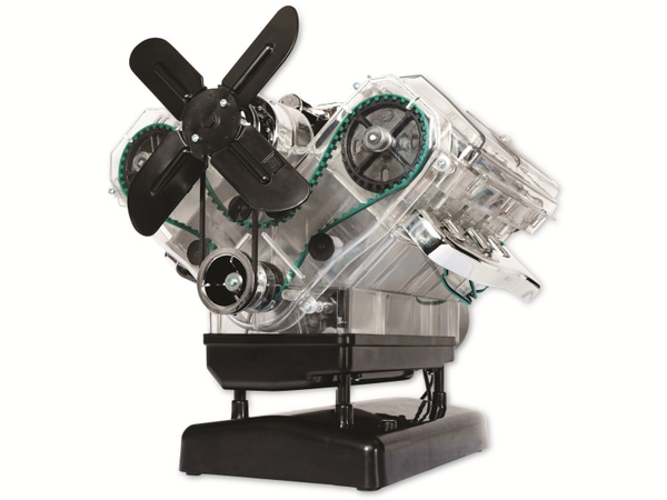4-Cylinder Engine Model Building Kit – Transparent Working Model, 1:3 Scale, 100+ Parts