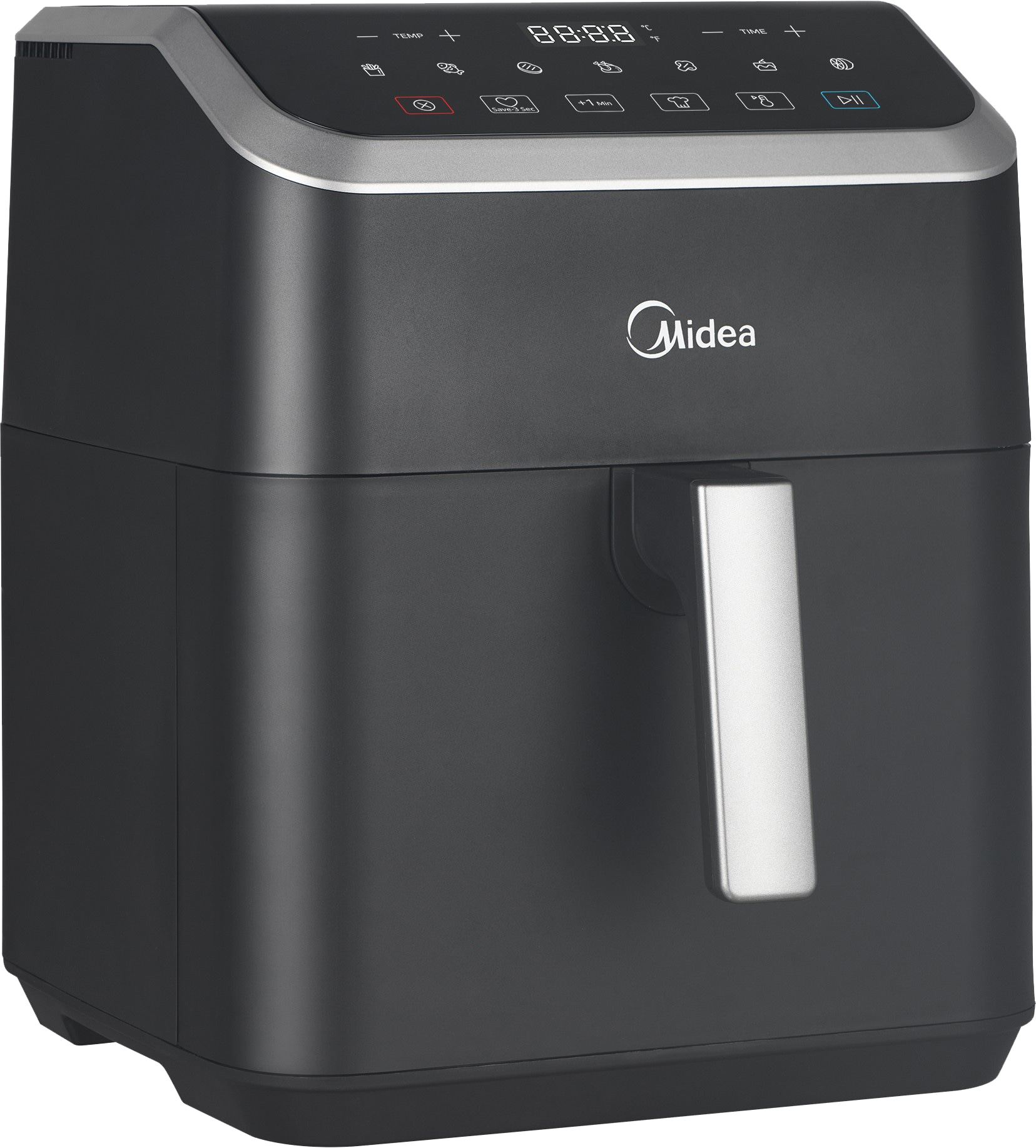 MIDEA Heißluftfritteuse MAD55000ADK, 5 L, 1600 W, schwarz