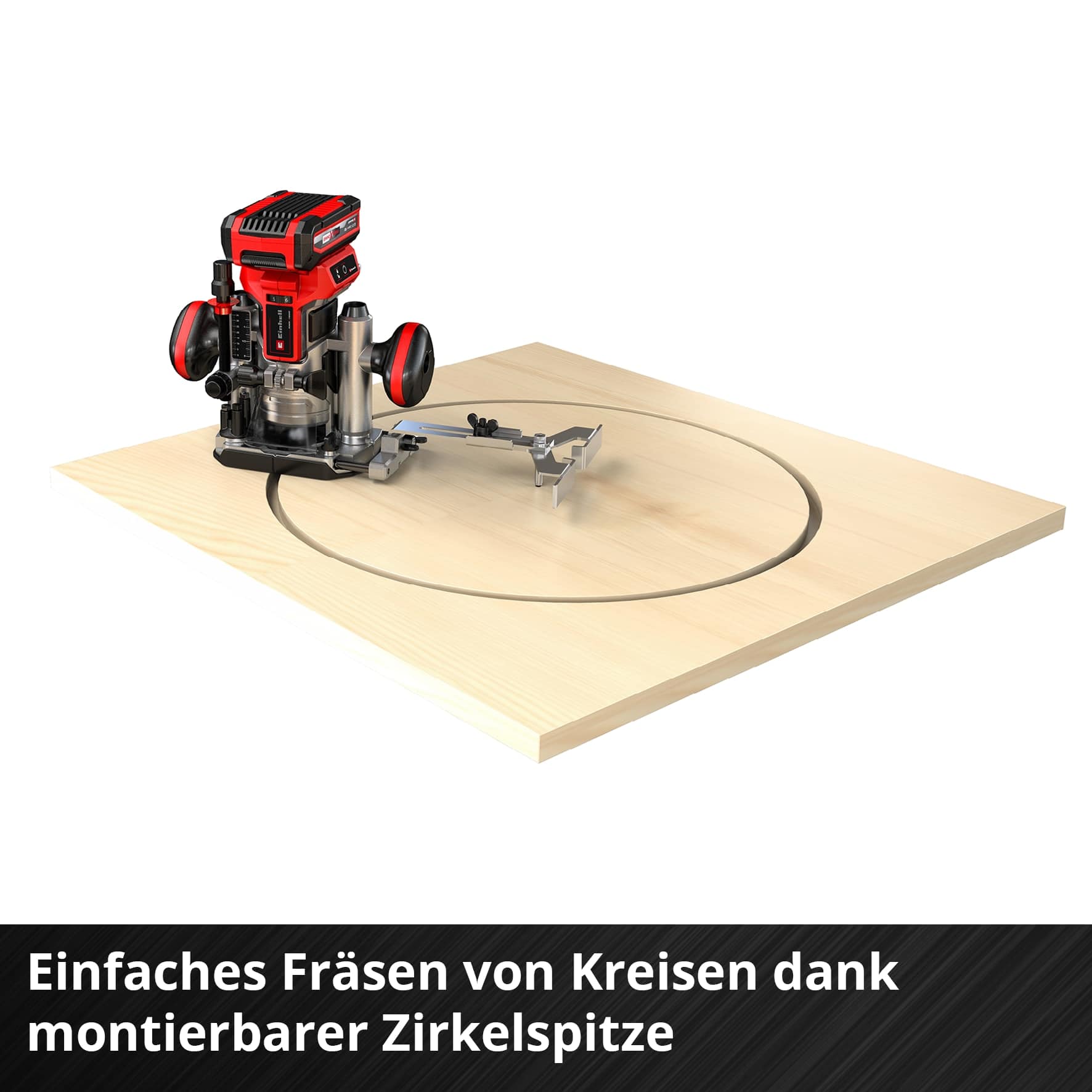 EINHELL PROFESSIONAL Akku-Ober/-Kantenfräse TP-RO 18 Set Li BL, Solo EINHELL Akku-Ober/-Kantenfräse TP-RO 18 Set Li BL, Solo