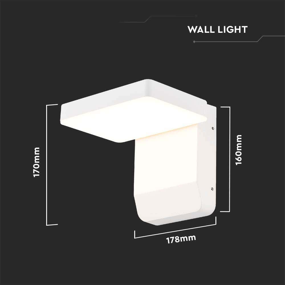 V-TAC LED-Wandleuchte VT-11020, EEK: E, 17 W, 2520 lm, 3000 K, weiß V-TAC LED-Wandleuchte VT-11020, EEK: E, 17 W, 2520 lm, 3000 K, weiß
