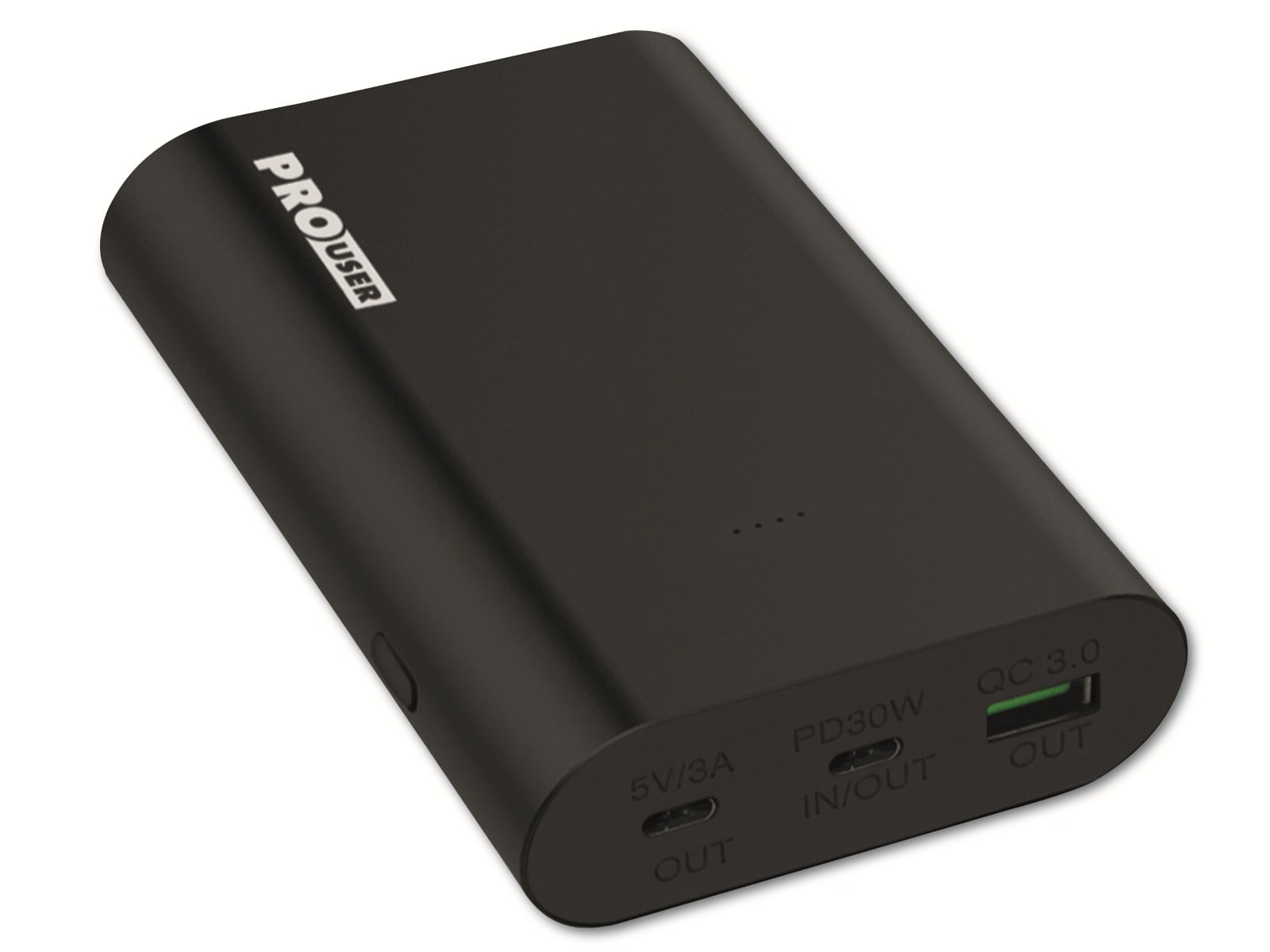 PROUSER USB Powerbank PRO USER 20179, 15.000 mAh, schwarz PROUSER USB Powerbank PRO USER 20179, 15.000 mAh, schwarz