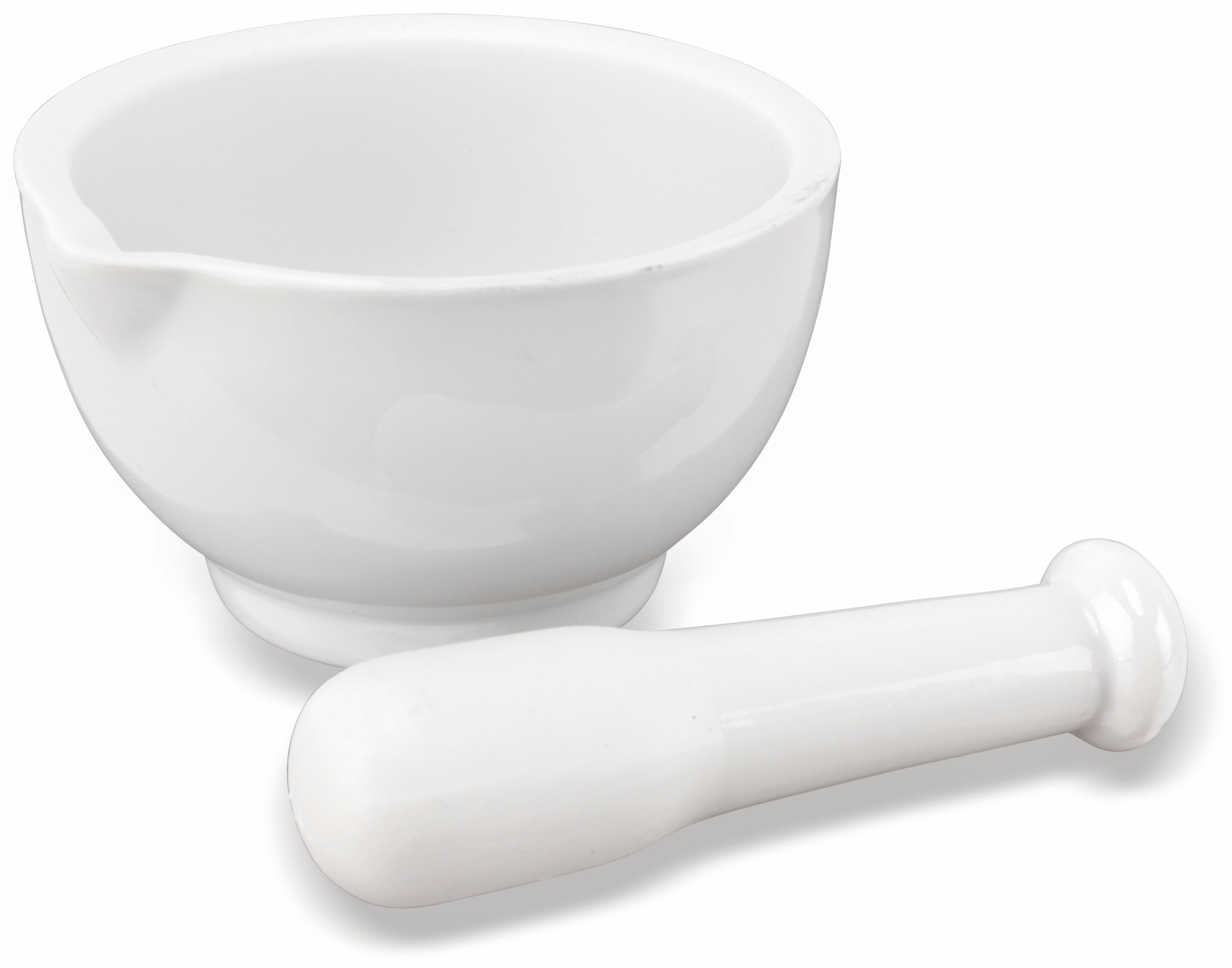 ALPINA Mörser mit Stößel, 110x65 mm, weiß Alpina Mörser mit Stößel, 110x65 mm, weiß