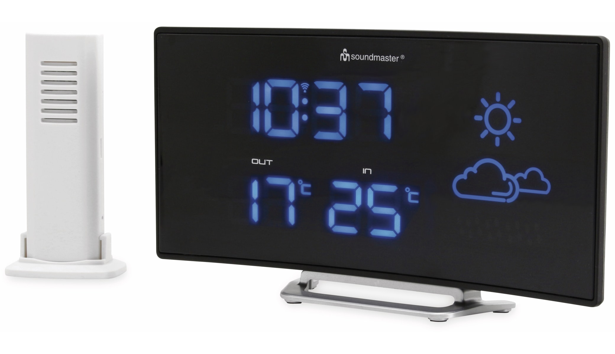 SOUNDMASTER Uhrenradio FUR100, mit Wetterstation, Funk, schwarz SOUNDMASTER Uhrenradio FUR100, mit Wetterstation, Funk, schwarz