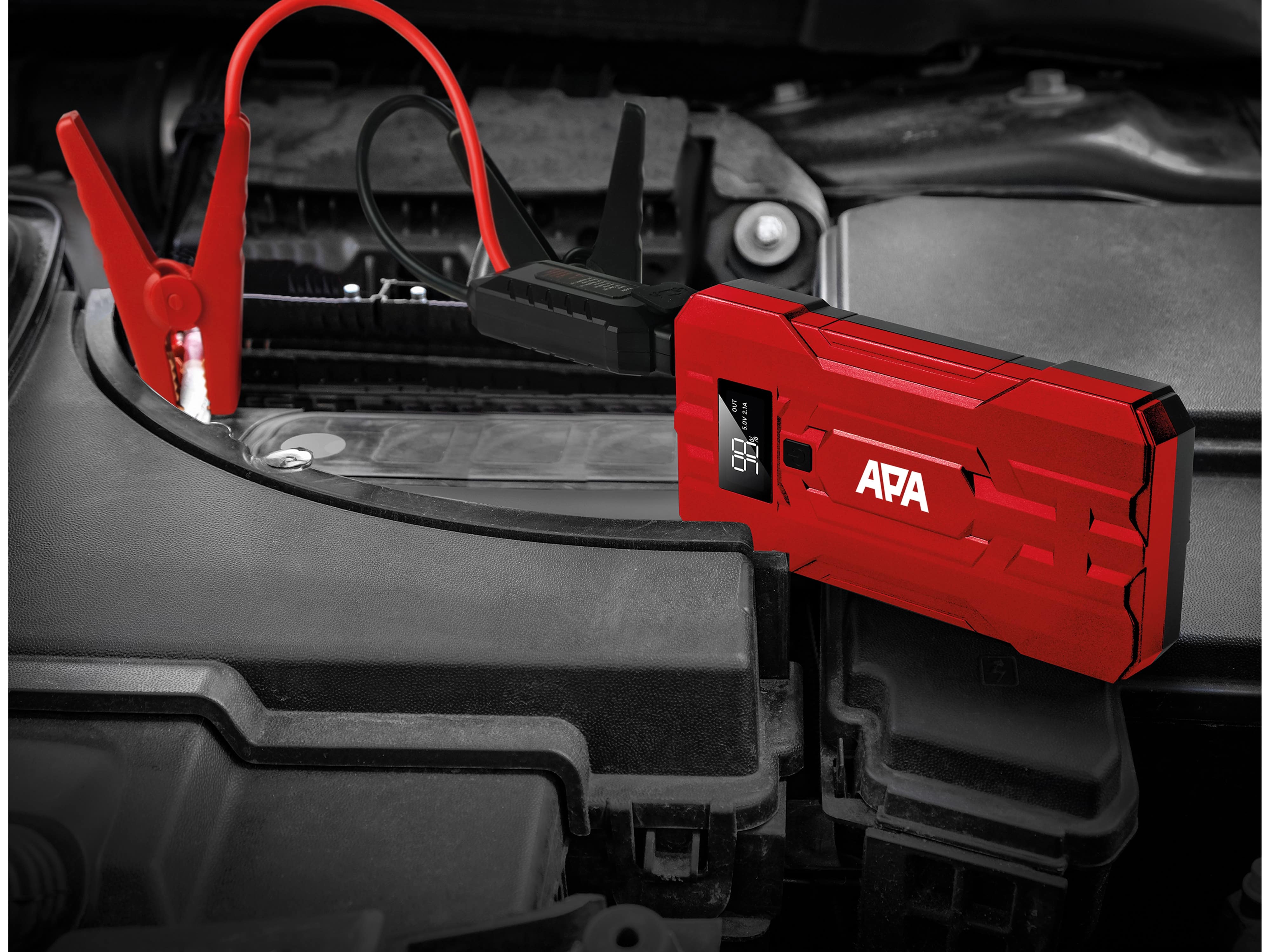 APA Lithium Powerpack 10.000 mAh, mit Starthilfe 16443