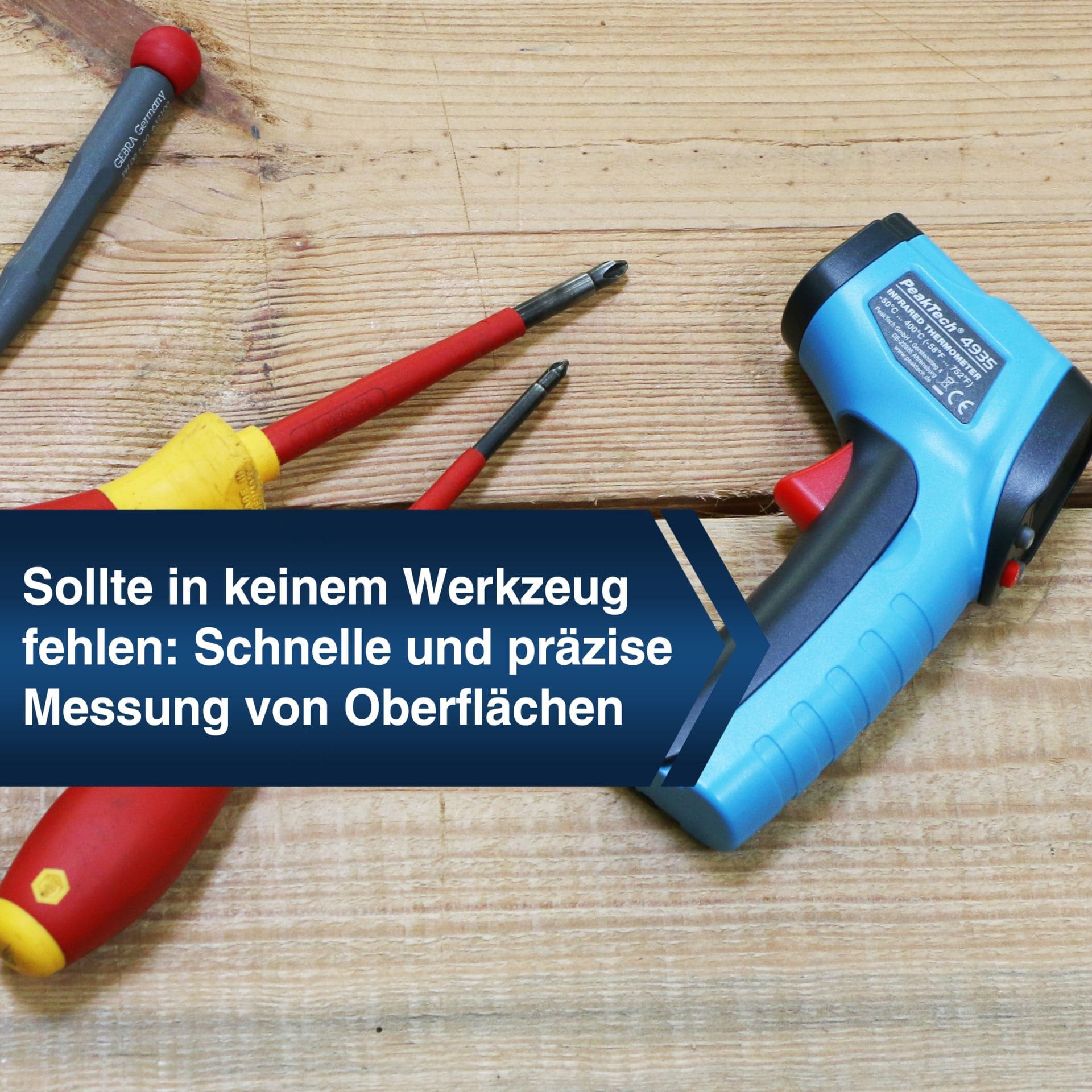 PEAKTECH IR-Thermometer P 4940, -50 °C...+600 °C