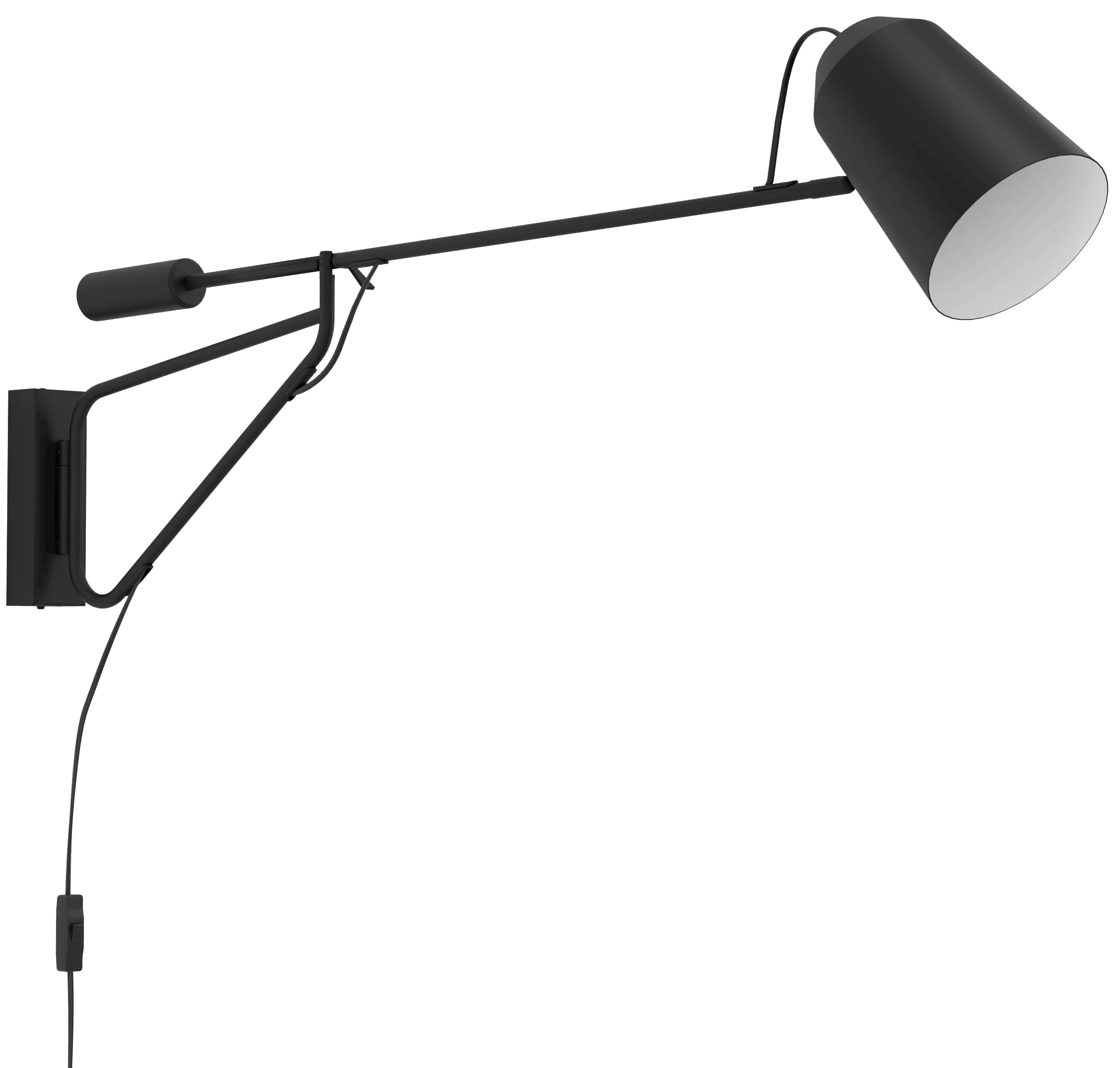 EGLO Wandleuchte 900614 schwarz, für E27, max. 28 W EGLO Wandleuchte 900614 schwarz, für E27, max. 28 W