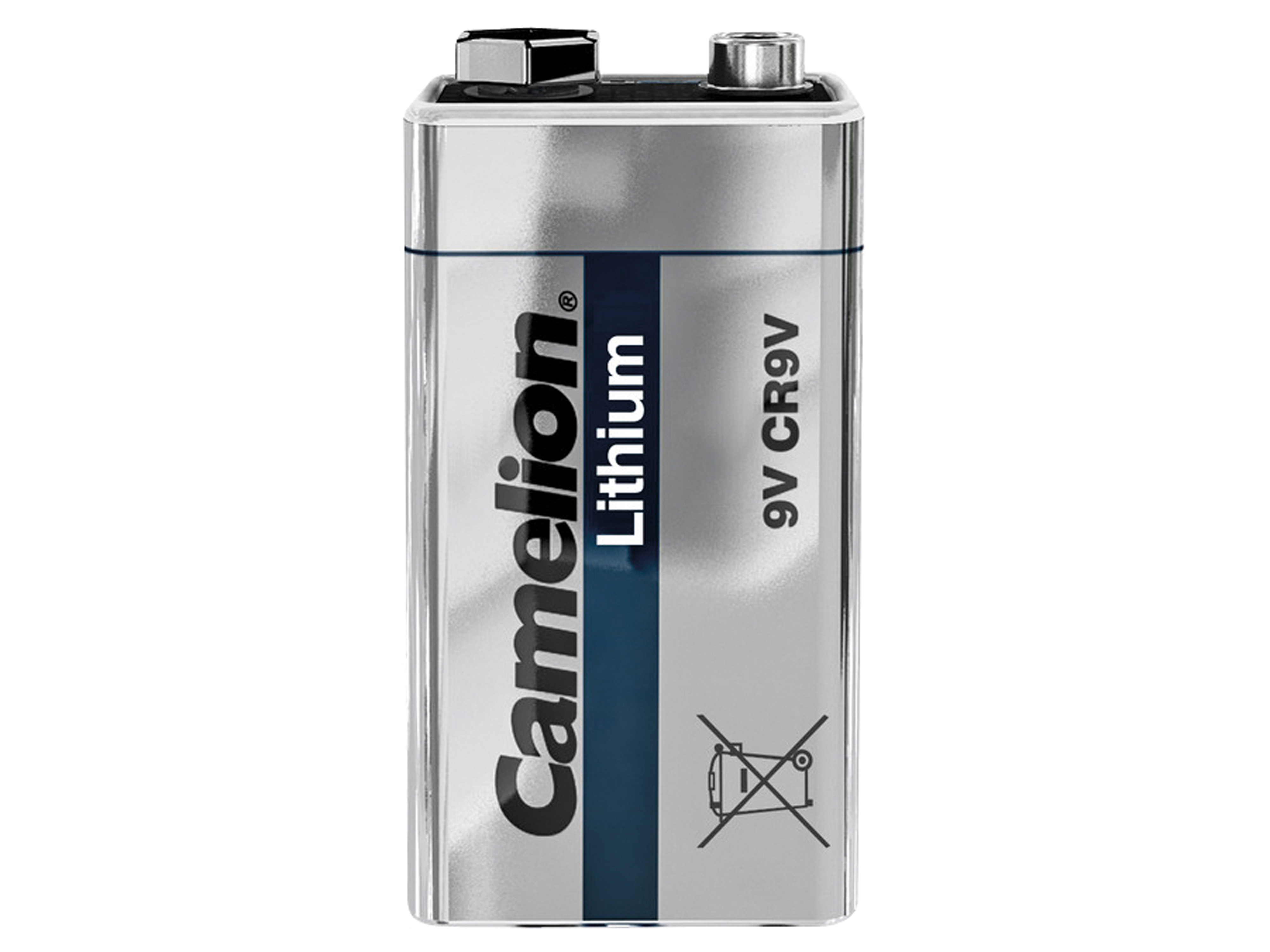 CAMELION 9V-Blockbatterie, Lithium, CR9V, 1 Stück CAMELION 9V-Blockbatterie, Lithium, CR9V, 1 Stück