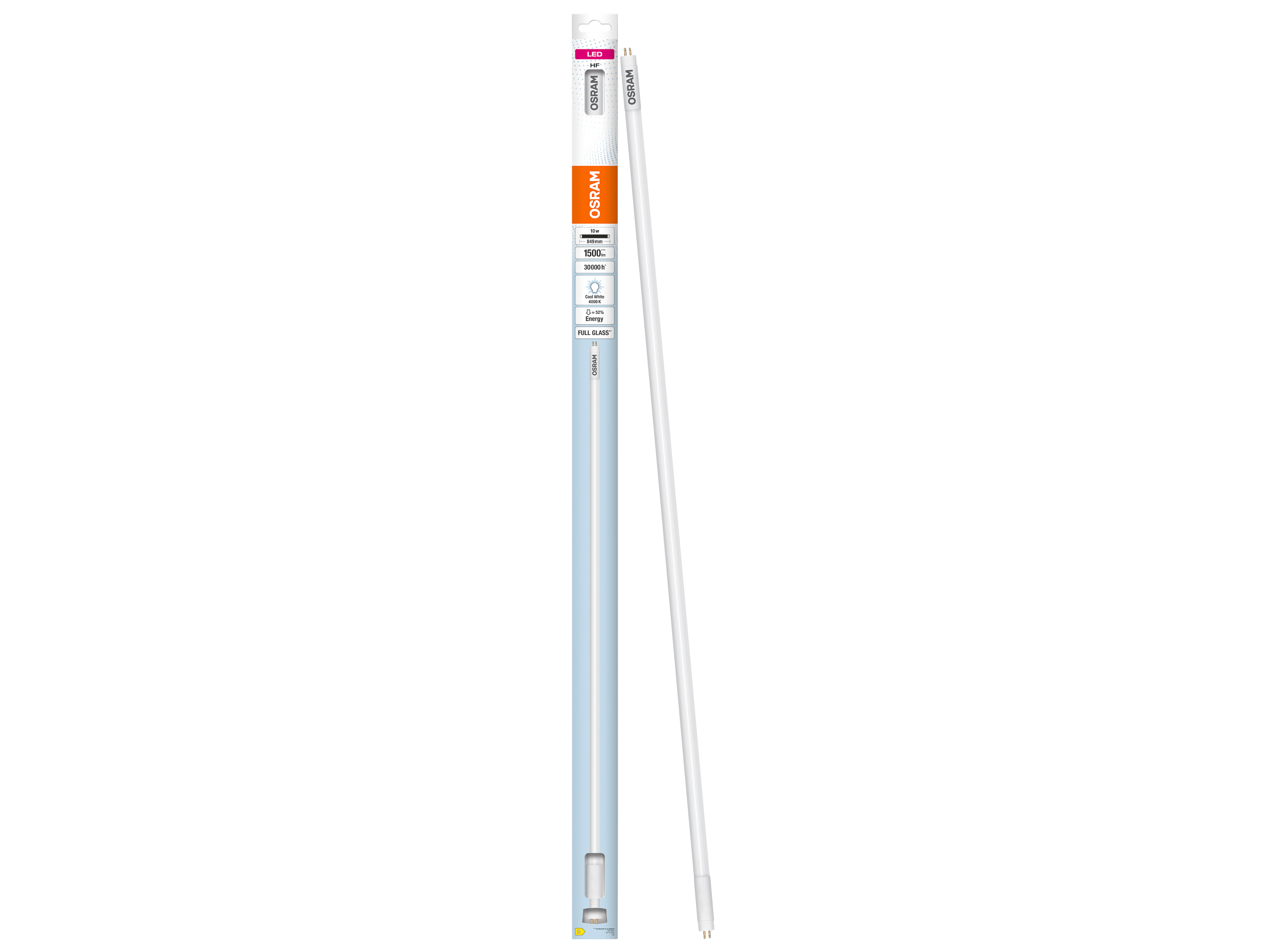 OSRAM LED-Röhre, T5, 849mm, G5, EEK: D, 10W, 1500lm, 4000K