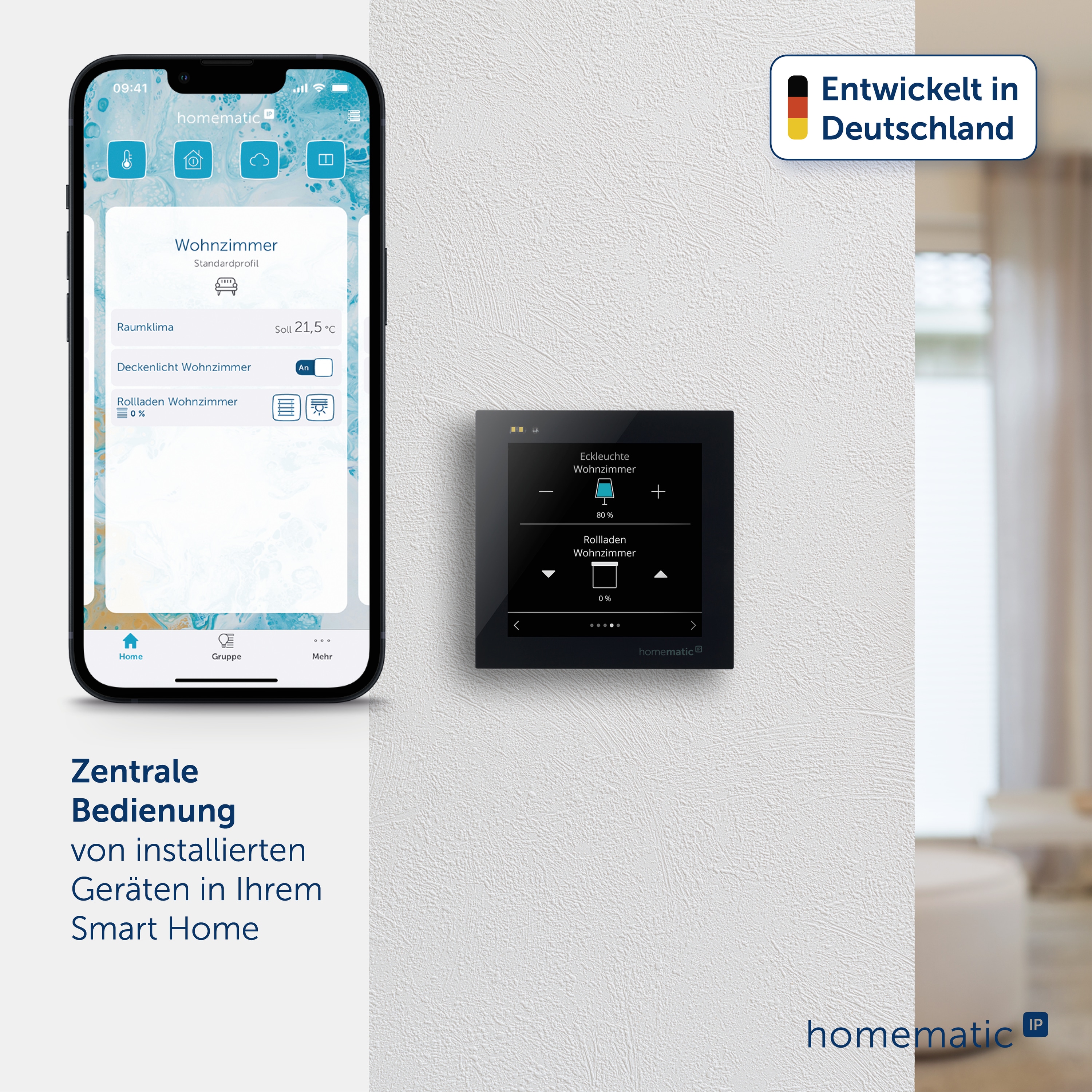 HOMEMATIC IP 161918A0, Glasdisplay