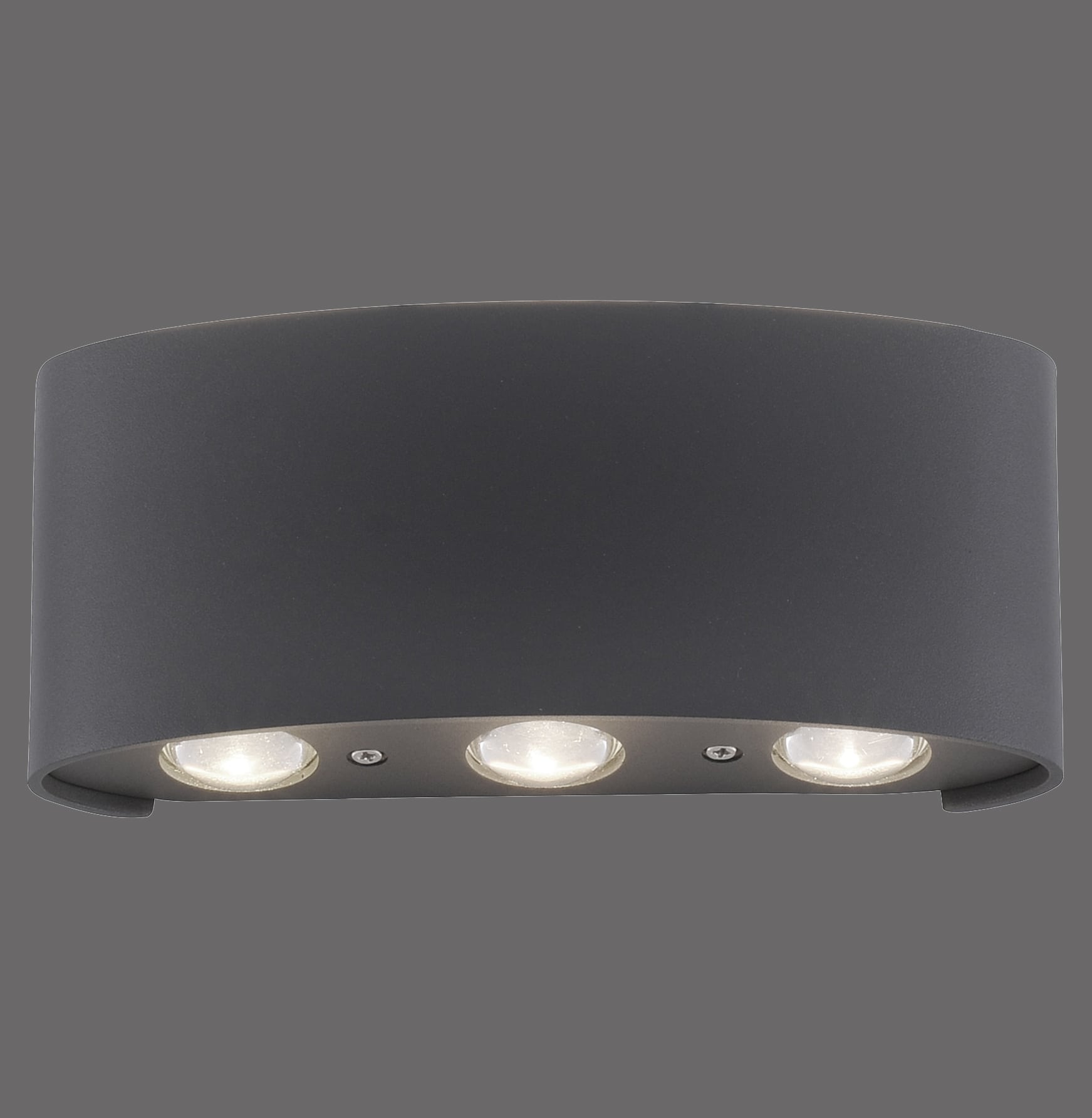 PAUL NEUHAUS LED-Wandleuchte 9488-13 anthrazit, 4,8 W, 720 lm, 3000 K, IP54
