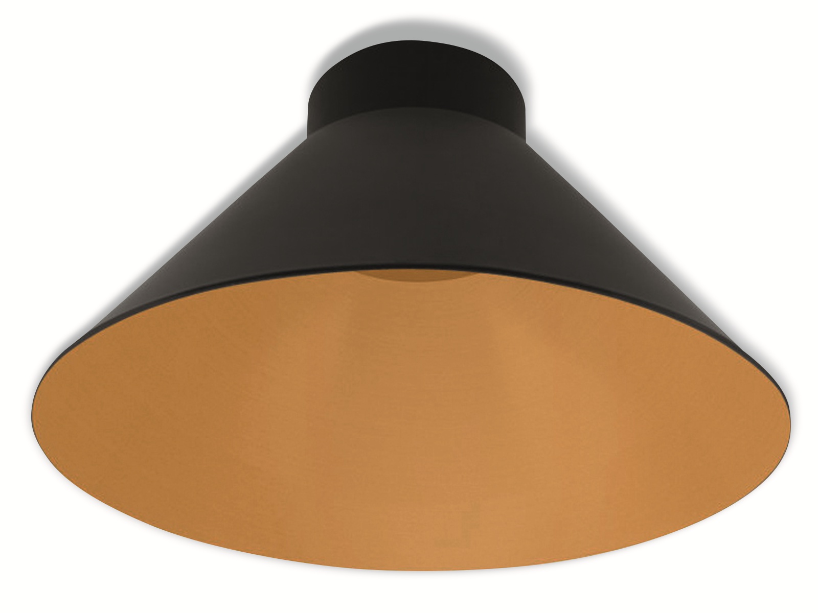 Ledvance Lampenschirm Vintage 1906 PenduLum Cone, schwarz/gold