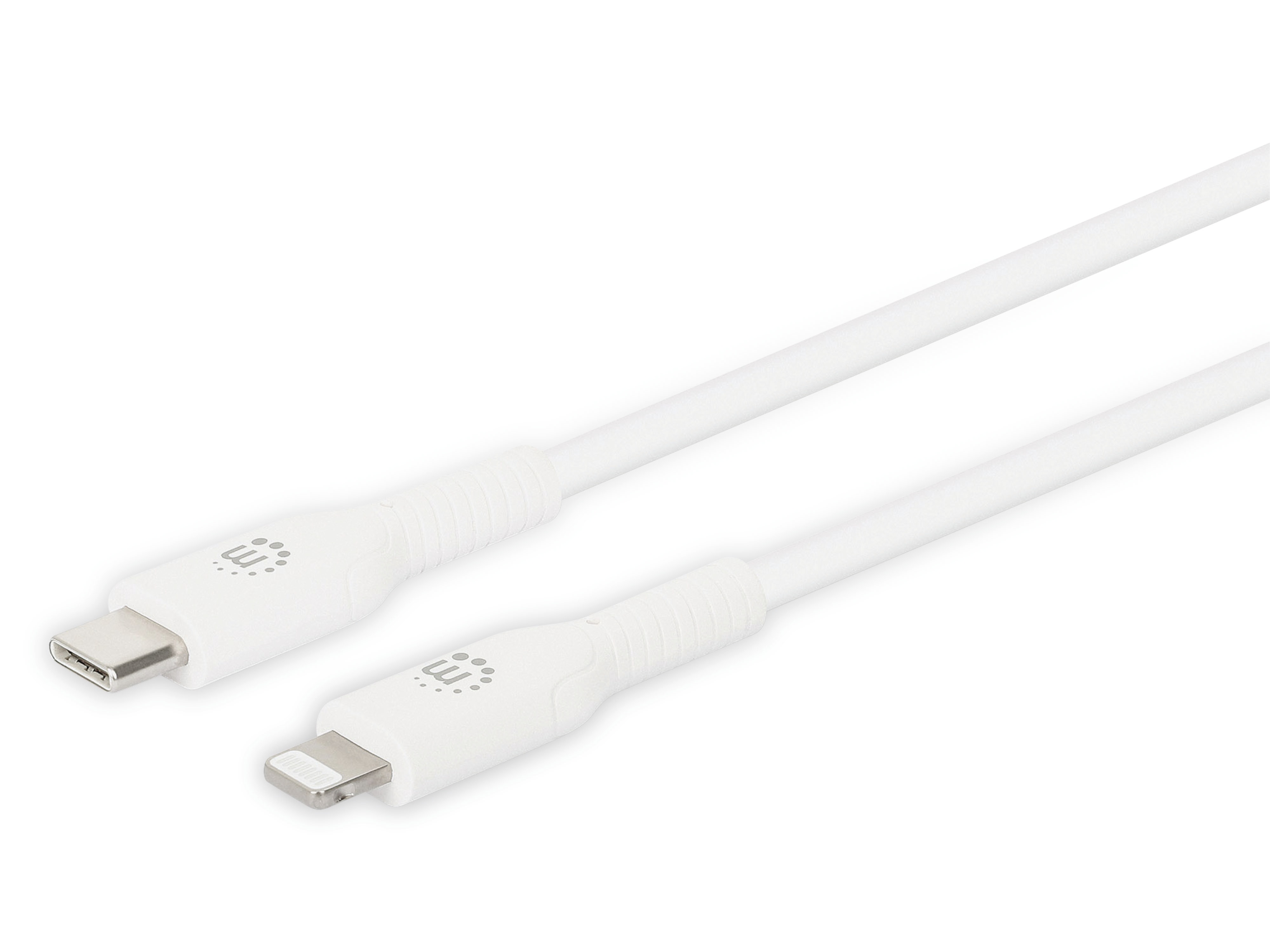 MANHATTAN USB-Daten/Ladekabel, 0,5 m, weiß MANHATTAN USB-Daten/Ladekabel, 0,5 m, weiß