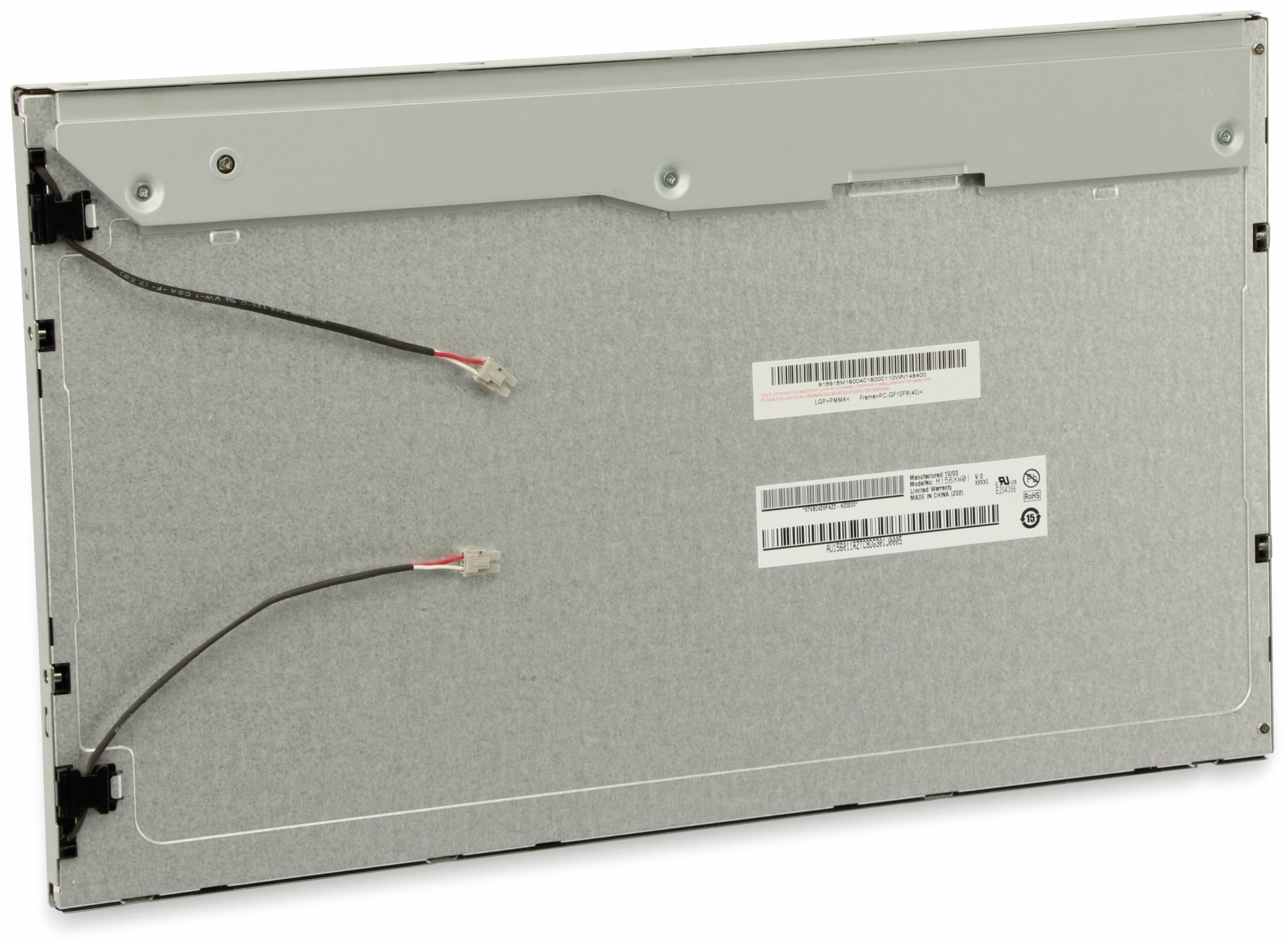 LC-Display, AU Optronics, M156XW01, 15,6", 16:9, LVDS LC-Display, AU Optronics, M156XW01, 15,6", 16:9, LVDS