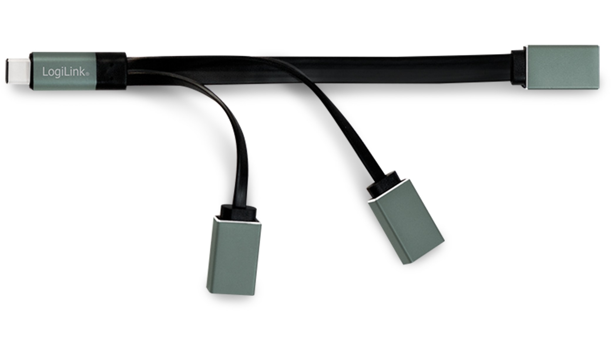 LOGILINK USB-C Hub UA0315, 3-Port, Adapterkabel LOGILINK USB-C Hub UA0315, 3-Port, Adapterkabel