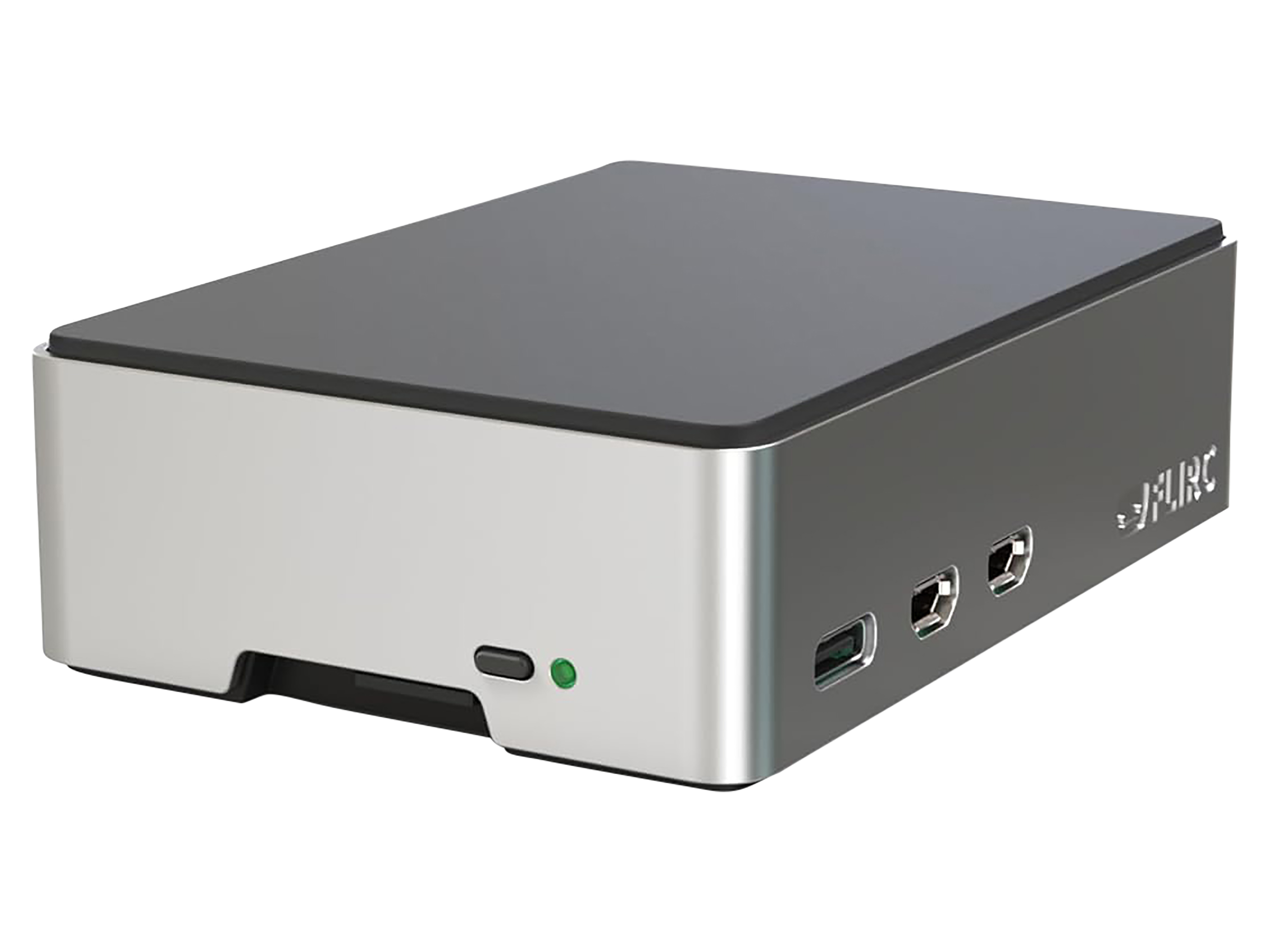 FLIRC Gehäuse für Raspberry Pi 5, Alu, schwarz/silber FLIRCPI5