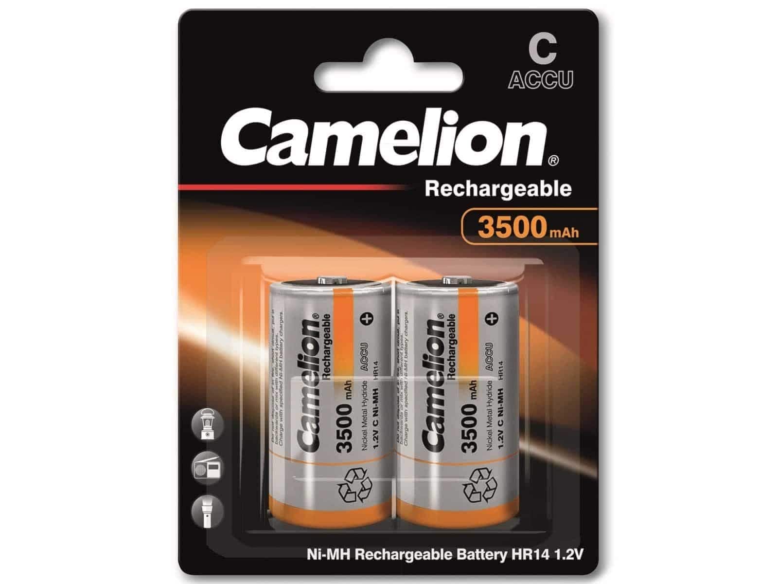 CAMELION NiMH-Baby-Akku 3500 mAh, 2 Stück CAMELION NiMH-Baby-Akku 3500 mAh, 2 Stück