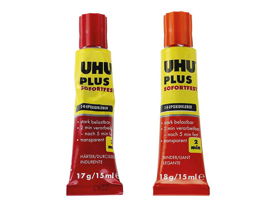 Epoxydkleber UHU SOFORTFEST, 2x 15 ml