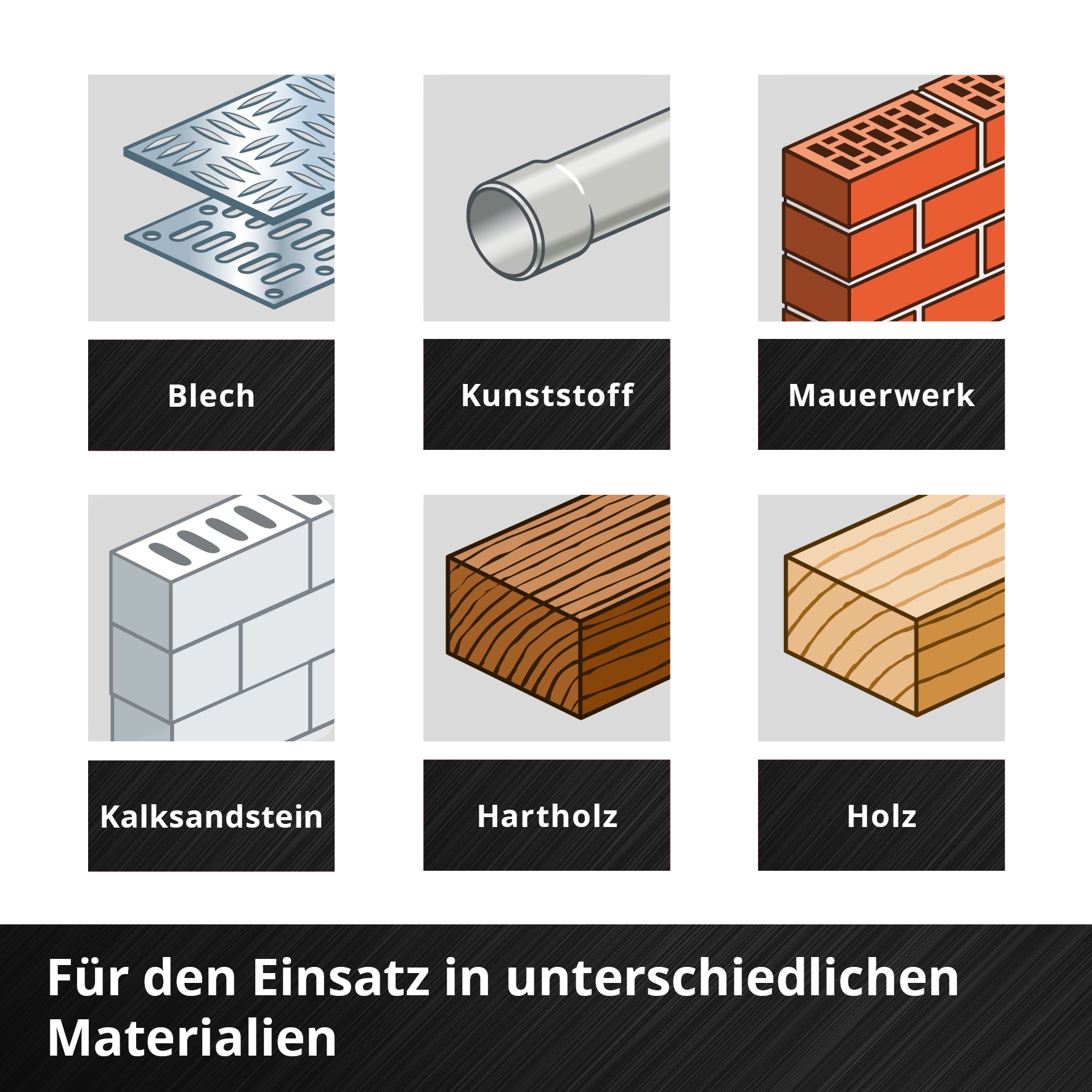 EINHELL Bit- & Bohrer-Set, 109053, L-Case, 40-teilig