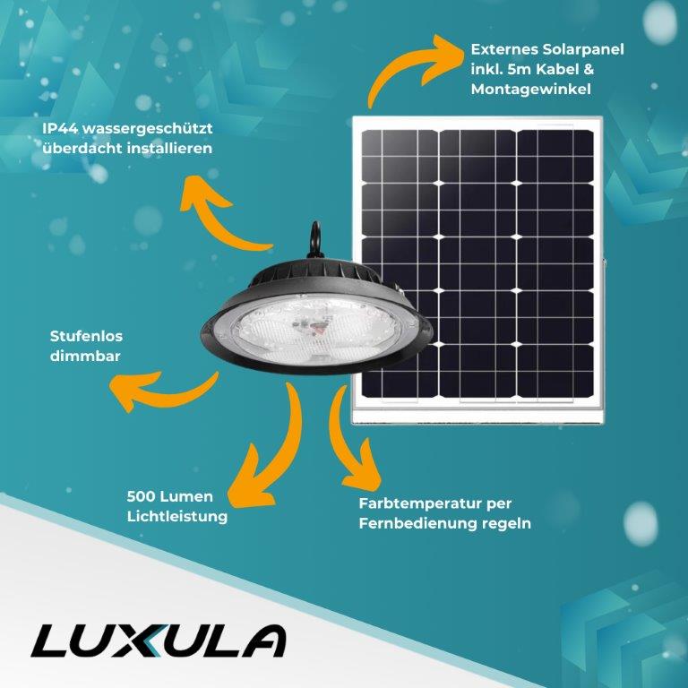 LUXULA Solar LED-Hängeleuchten-CCT, 100 W, 1200 lm LUXULA Solar LED-Hängeleuchten-CCT, 100 W, 1200 lm