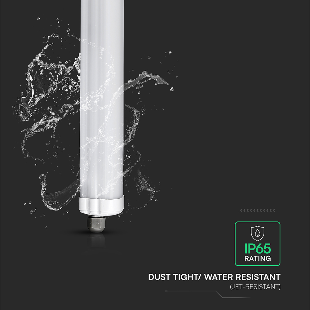V-TAC LED-Deckenleuchte VT-2162836, EEK: E, 18W, 2430lm, 4000K, 120°, IP65, 60cm