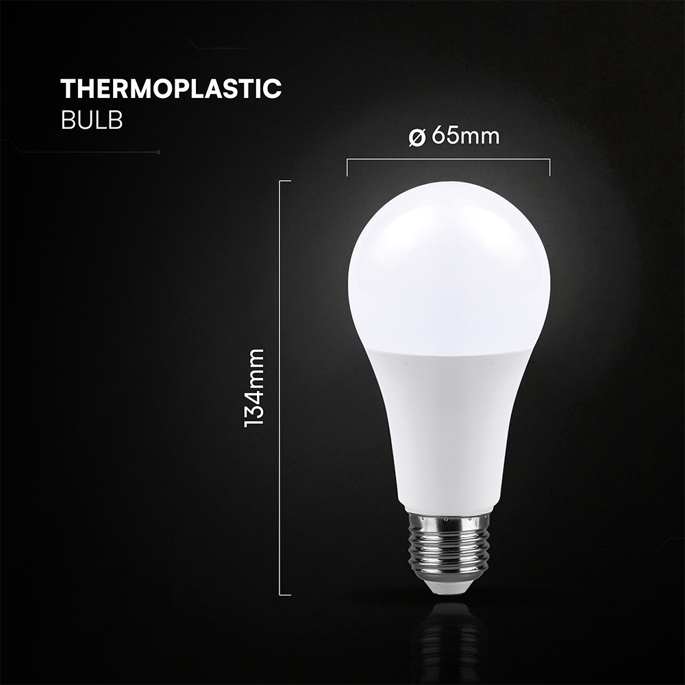 V-TAC LED-Lampe VT-2142566, EEK: F, 17W, 1710lm, 3000K, E27, A60, 200°