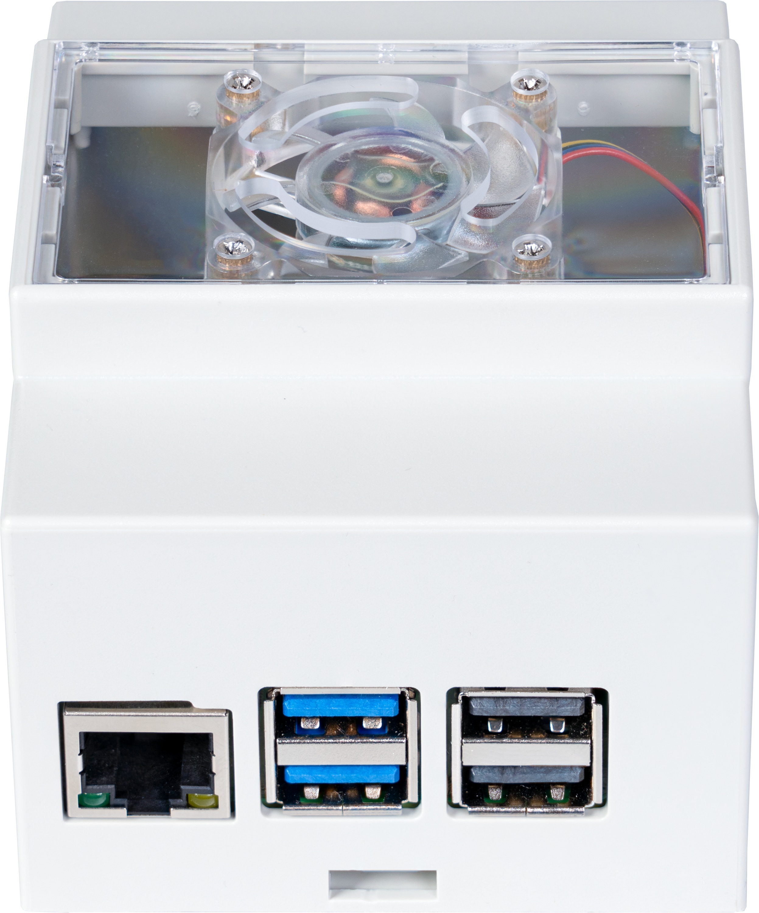 JOY-IT Hutschienengehäuse für Raspberry Pi 5, weiß, RB-CaseP5-07 JOY-IT Hutschienengehäuse für Raspberry Pi 5, weiß, RB-CaseP5-07