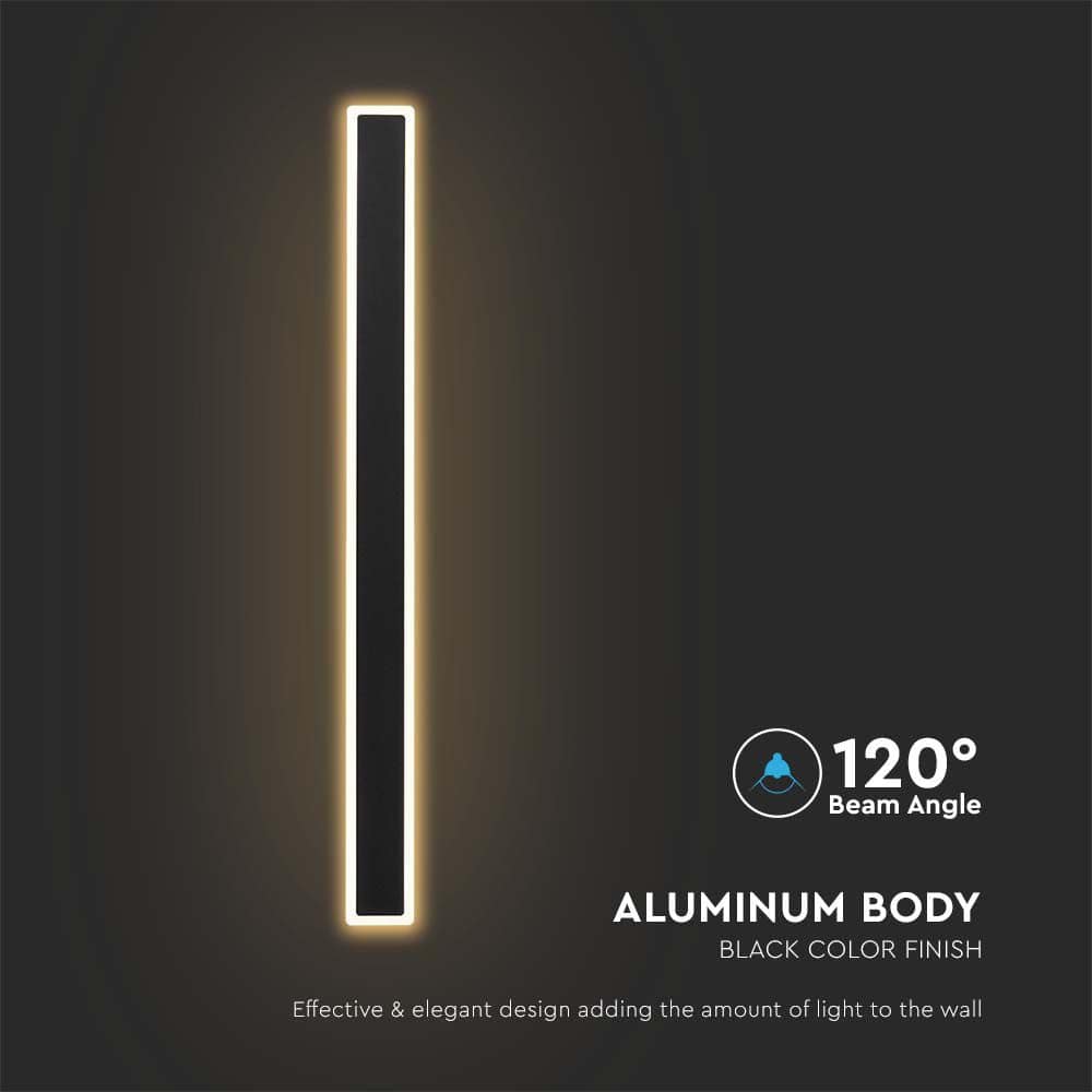 V-TAC LED-Wandleuchte VT-11117, EEK: E, 17 W, 2160 lm, 3000 K, schwarz V-TAC LED-Wandleuchte VT-11117, EEK: E, 17 W, 2160 lm, 3000 K, schwarz