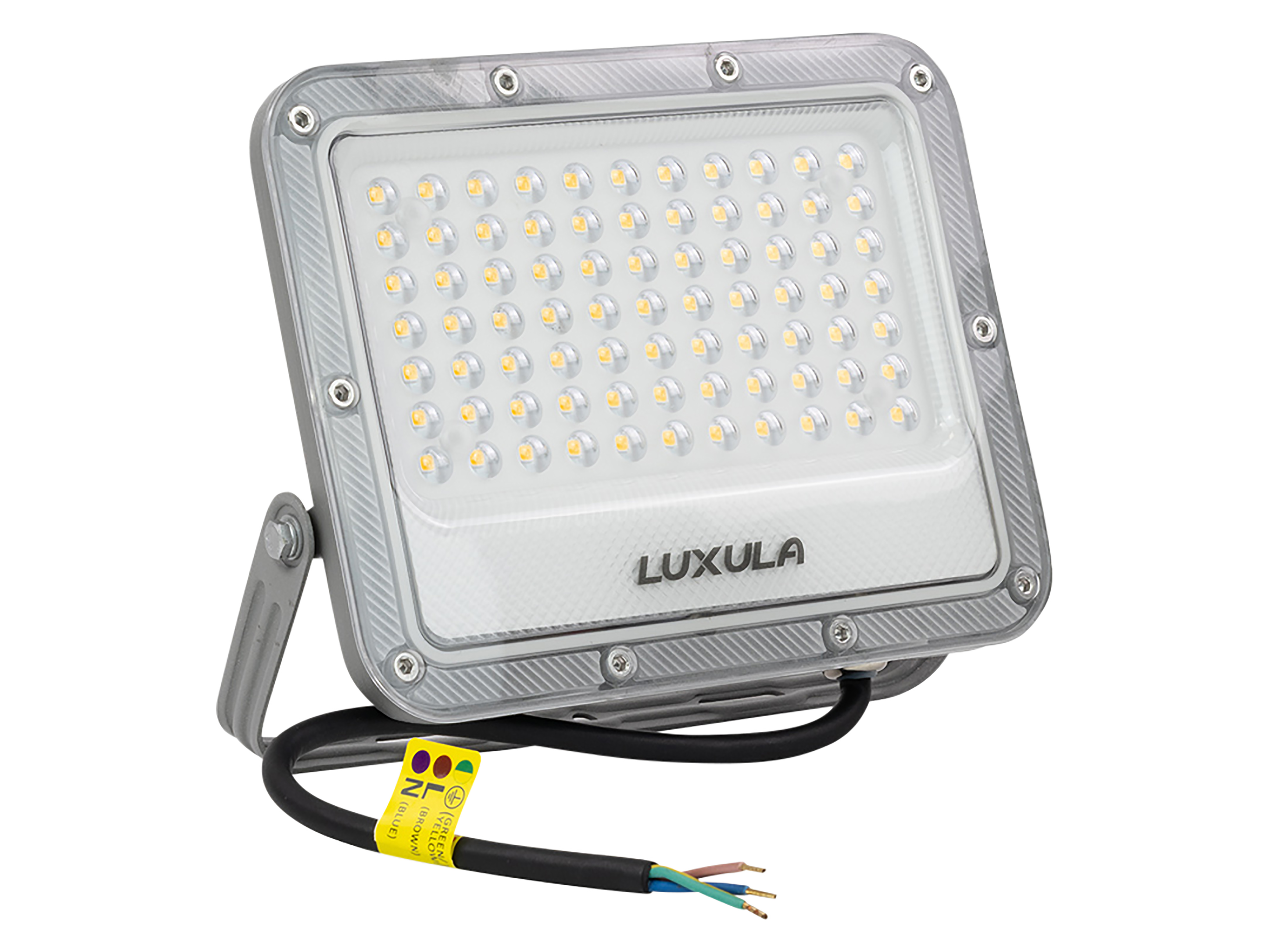 LUXULA LED-Fluter, EEK: E, 50W, 6500lm, 4000K, IP65, grau LUXULA LED-Fluter, EEK: E, 50W, 6500lm, 4000K, IP65, grau
