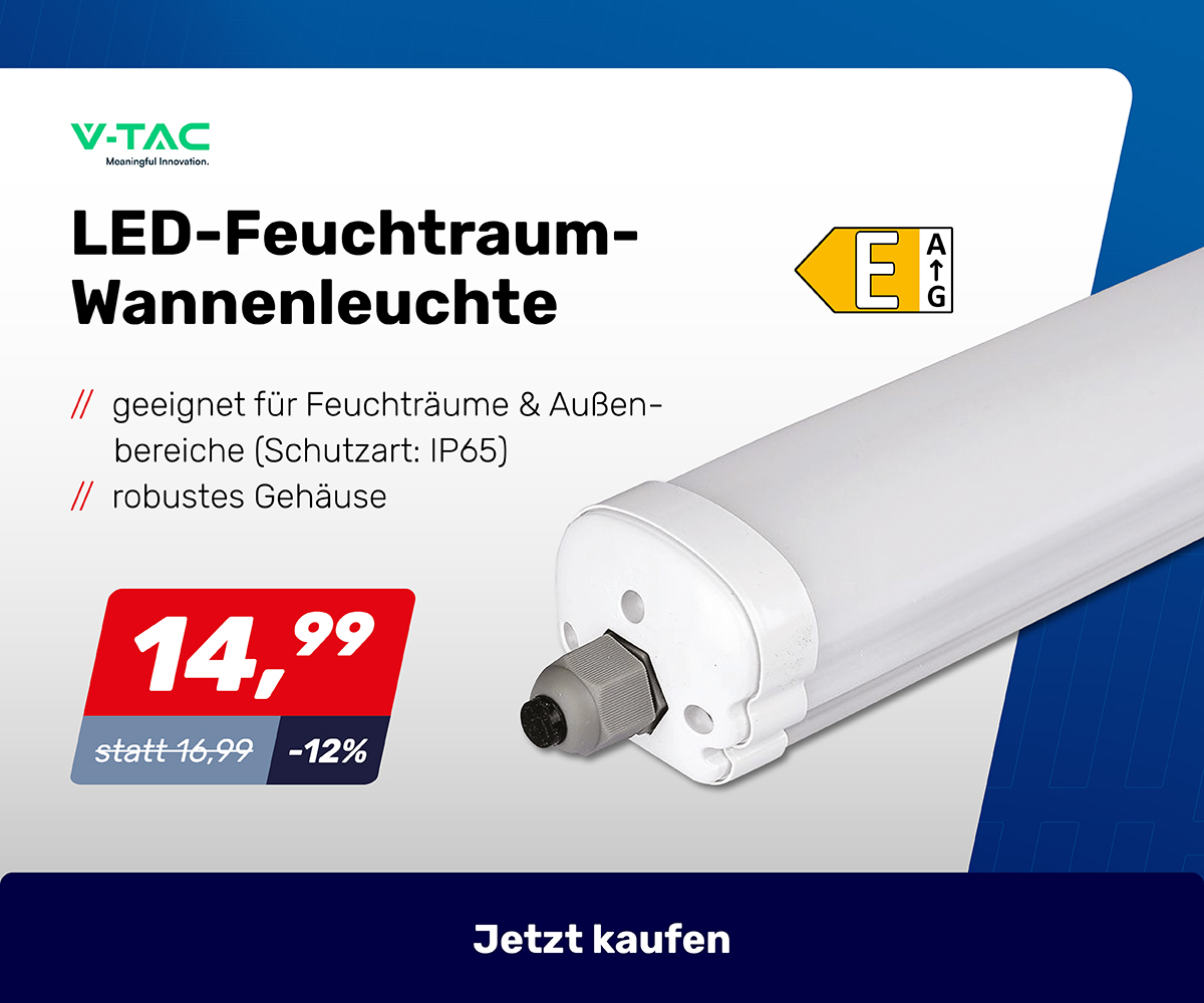 LED-Feuchtraum-Wannenleuchte LED-Feuchtraum-Wannenleuchte