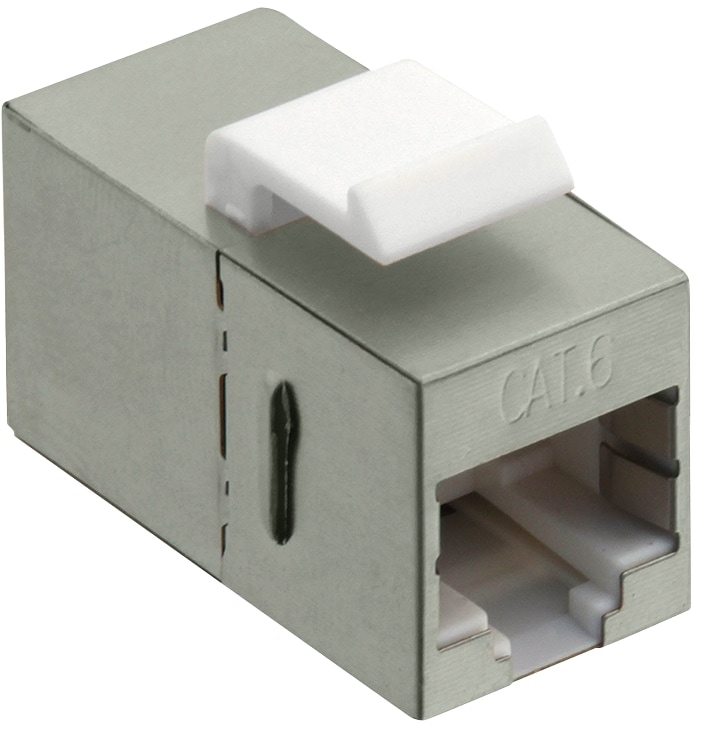 LOGILINK CAT.6 Keystone Kupplung NK4011 2x RJ45 STP, 14,6mm breit LOGILINK CAT.6 Keystone Kupplung NK4011 2x RJ45 STP, 14,6mm breit