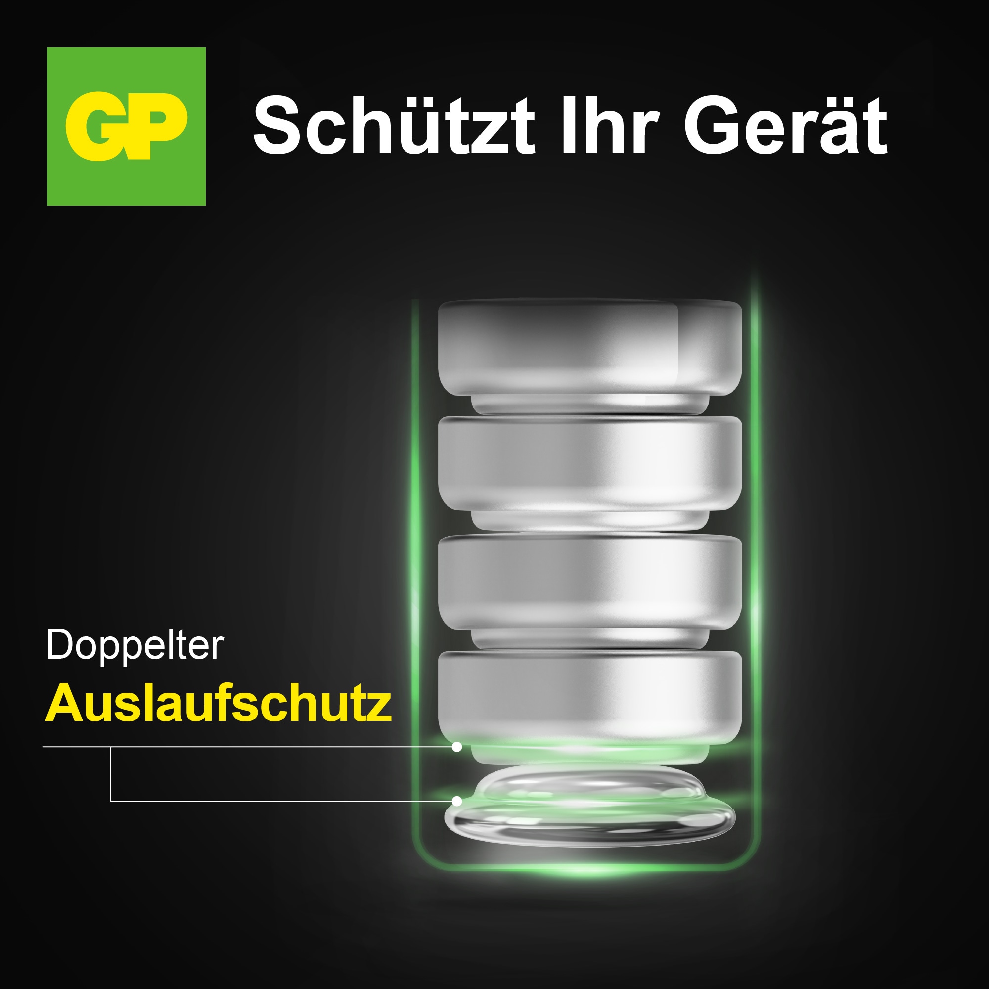 GP Ultra Plus, 23A Alkaline Rundzellenbatterie, Hochspannung, 12 V, 5 Stück GP Alkaline HighVoltage Batterie 23A, 23A High Voltage Alakline, 5 Stck.