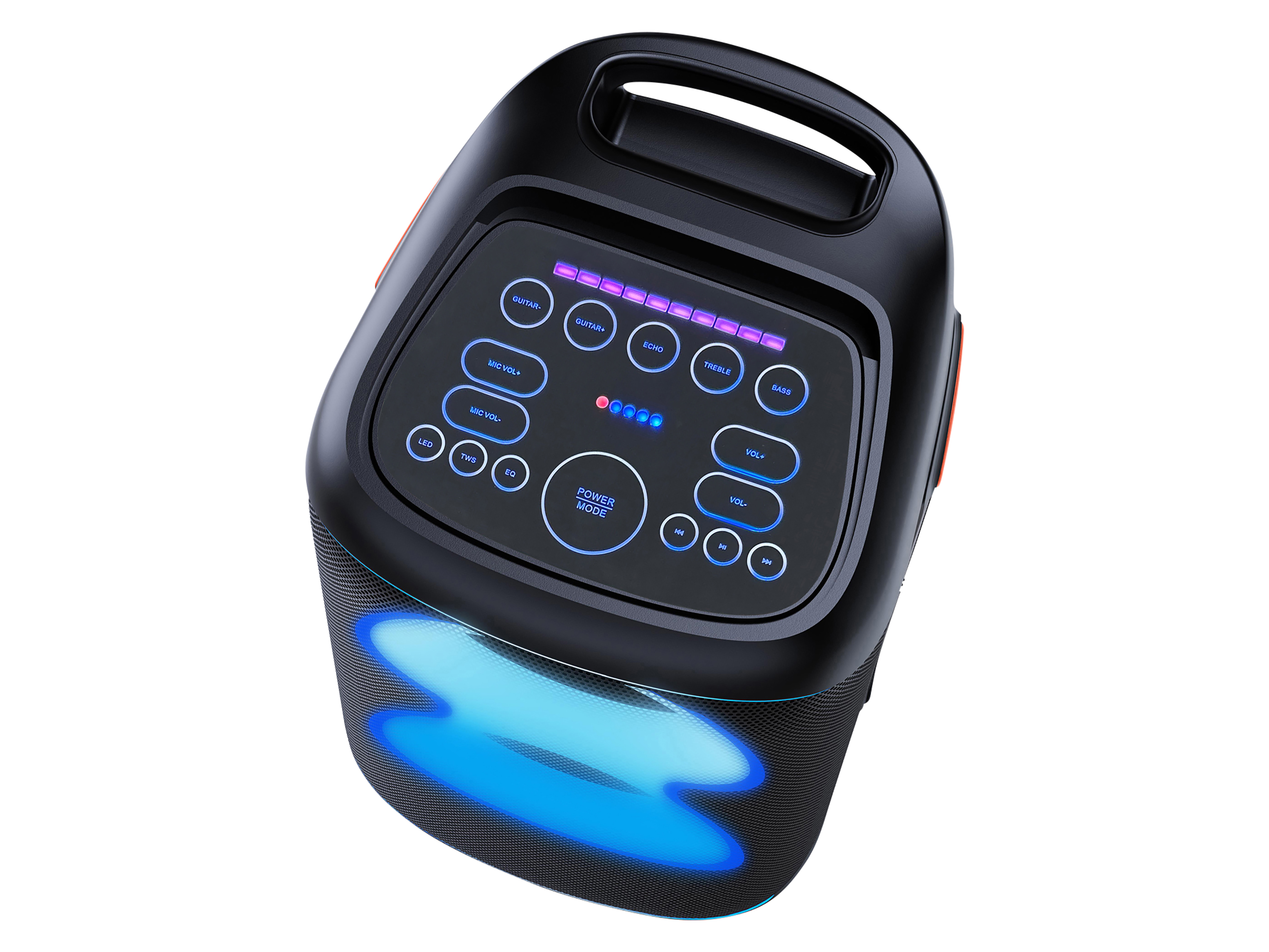 Bluetooth Lautsprecher DENVER BPS-370, 100 W, mit Licht-Animation