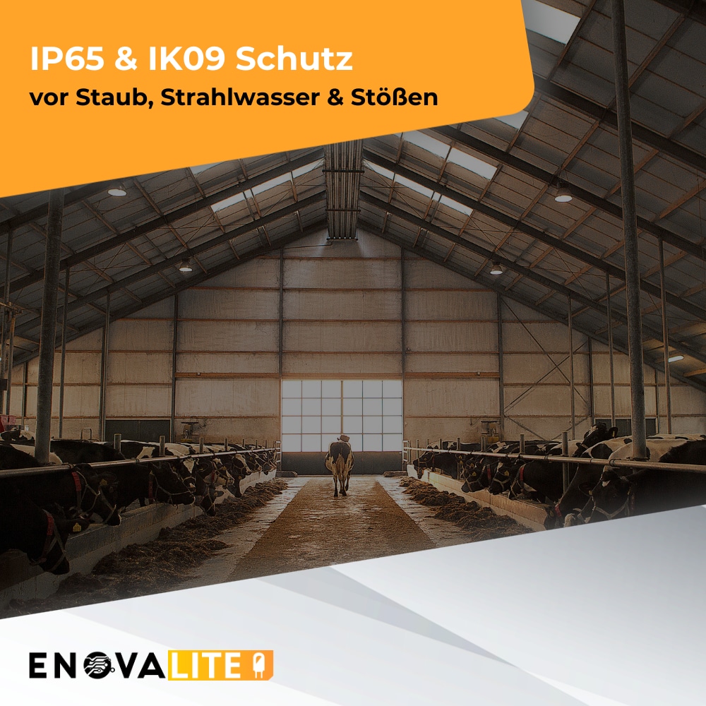 ENOVALITE LED-HighBay-Leuchte, UFO, EEK: C, 100W, 17000lm, 5000K, schwarz ENOVALITE LED-HighBay-Leuchte, UFO, EEK: C, 100W, 17000lm, 5000K, schwarz