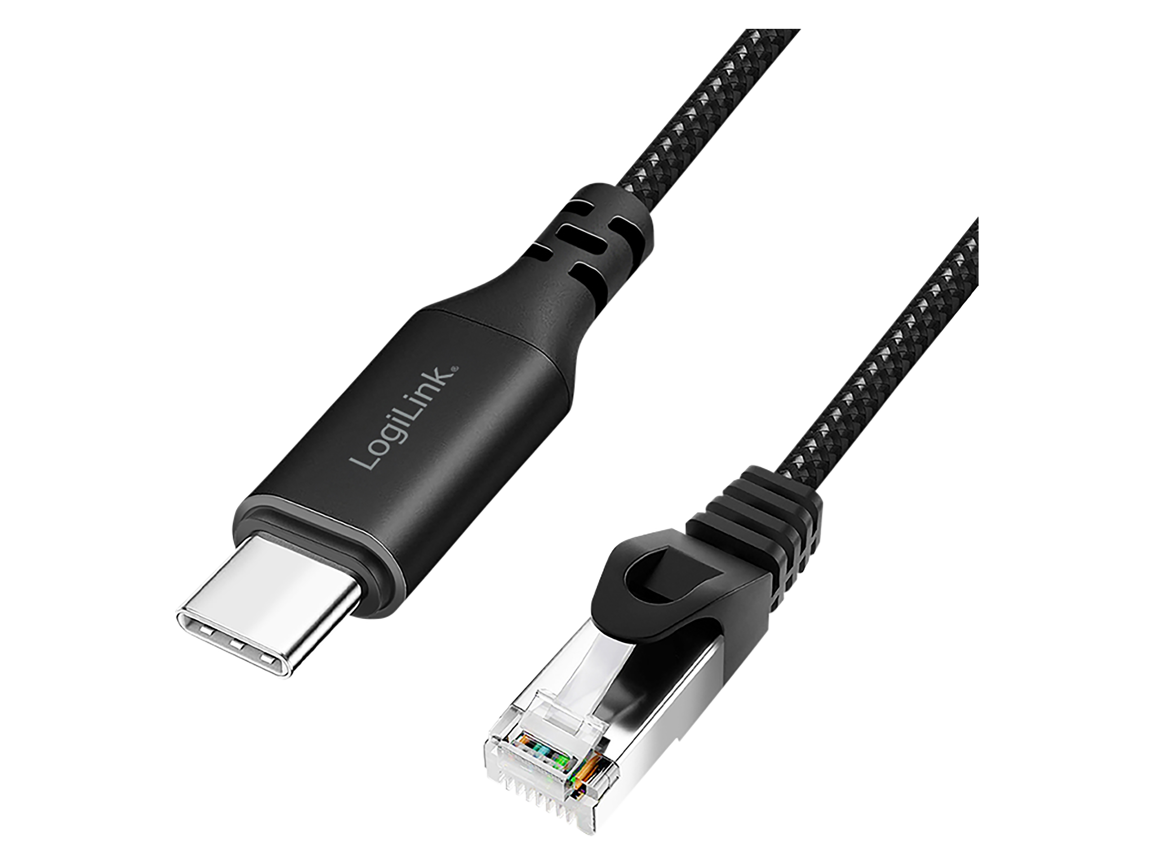 LOGILINK USB-C Ethernet-Kabel CAT6 CU0414 USB-C 3.2 auf RJ 45 5m