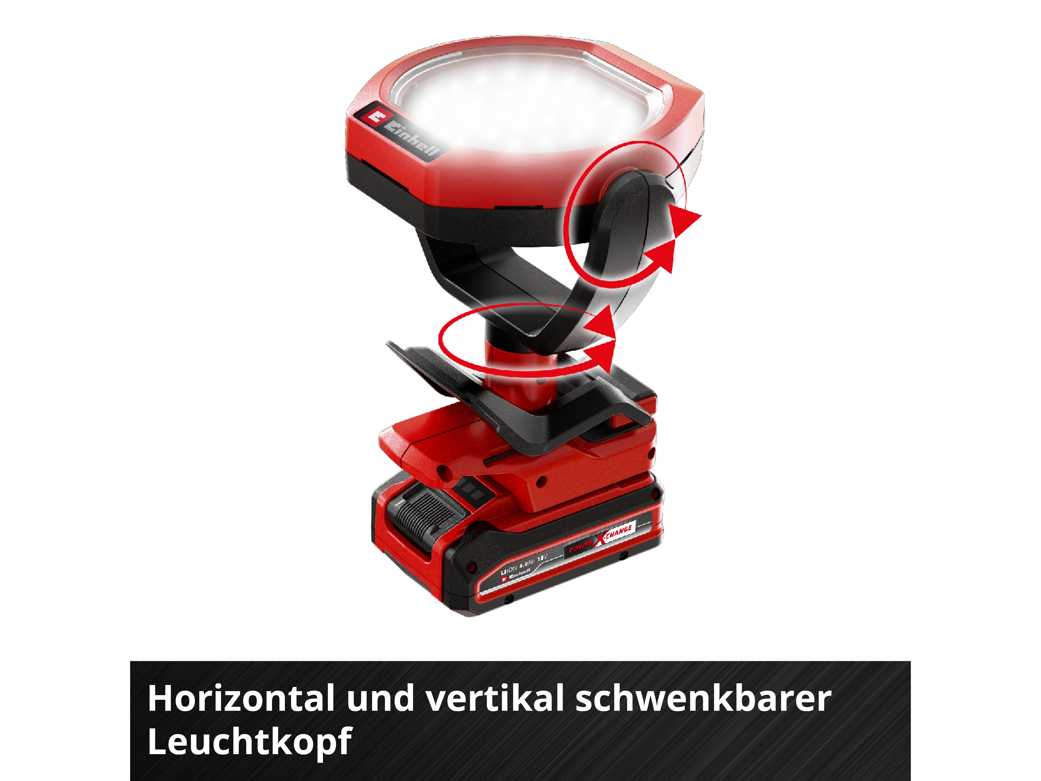 EINHELL Akku-Outdoor-Lampe GC-OL 18/1500 Li Kit (1x 4,0 Ah)