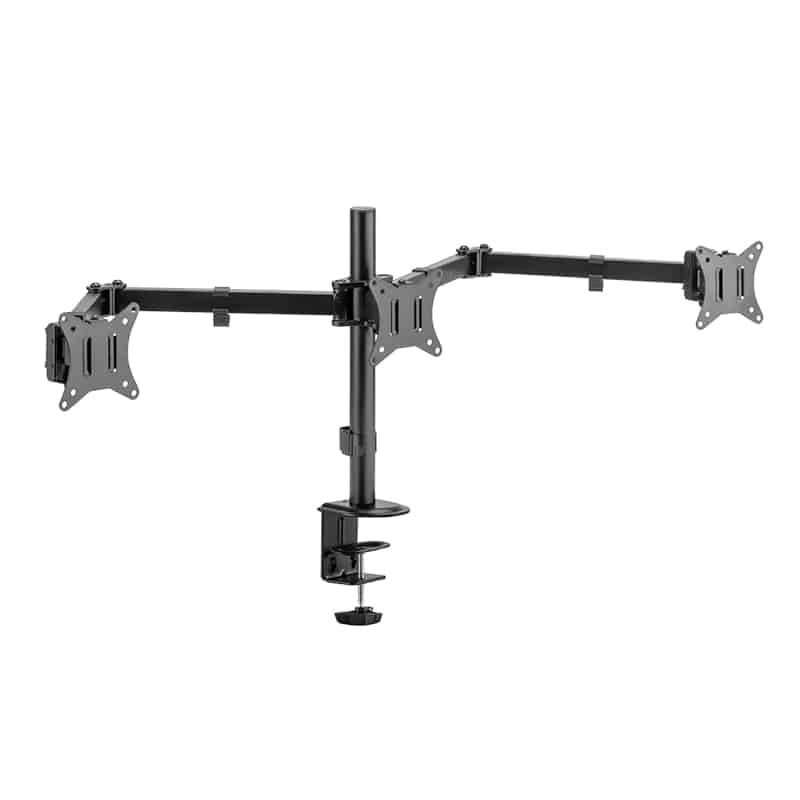 LOGILINK Monitorhalterung BP0173 3fach 17-27, Aluminium LOGILINK Monitorhalterung BP0173, 3-fach, 43,2 - 68,6 cm (17" - 27"), Aluminium