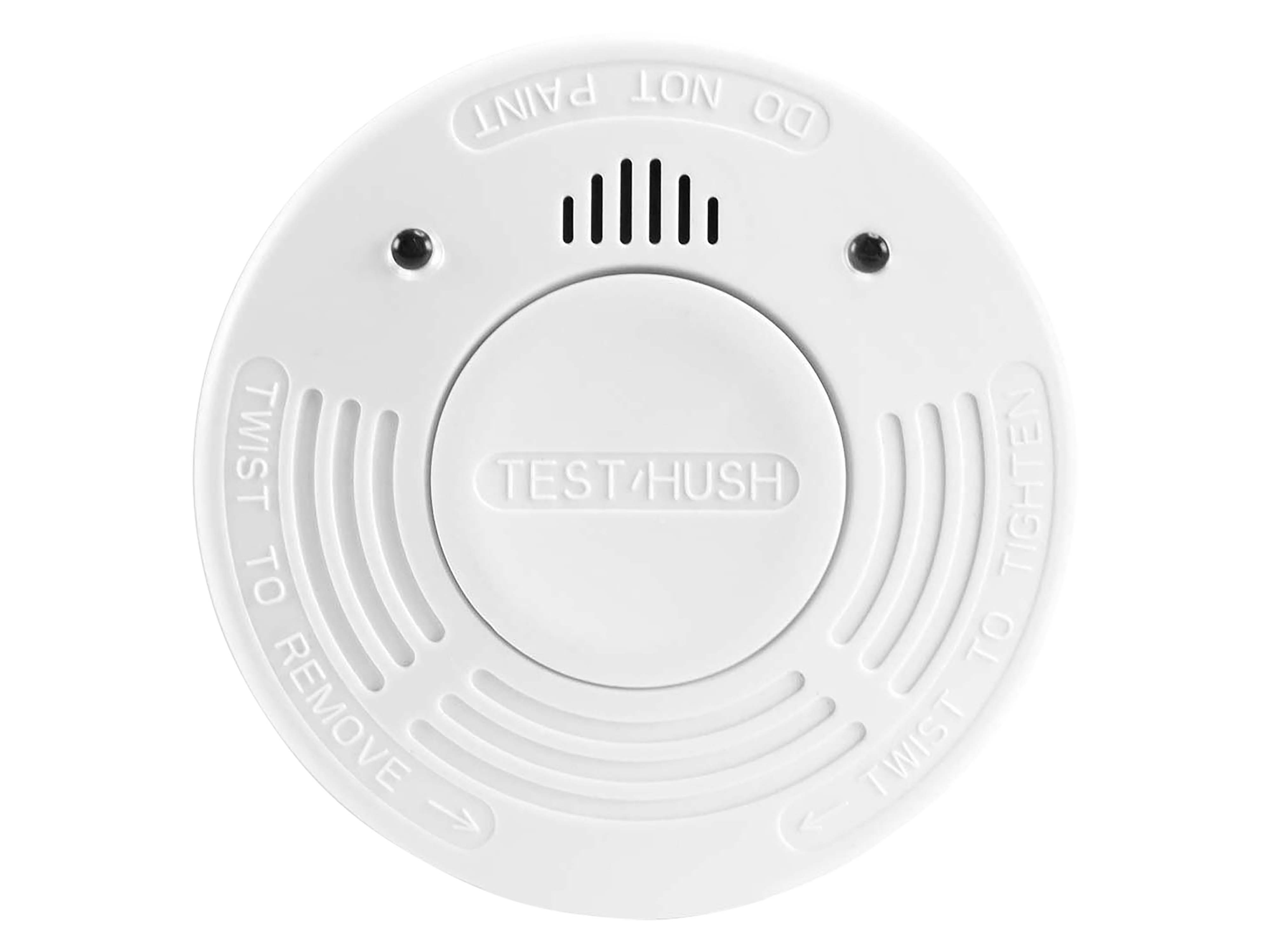 ALECTO Rauchmelder SD1010, 10-Jahres-Batterie- und Sensorlaufzeit, weiß