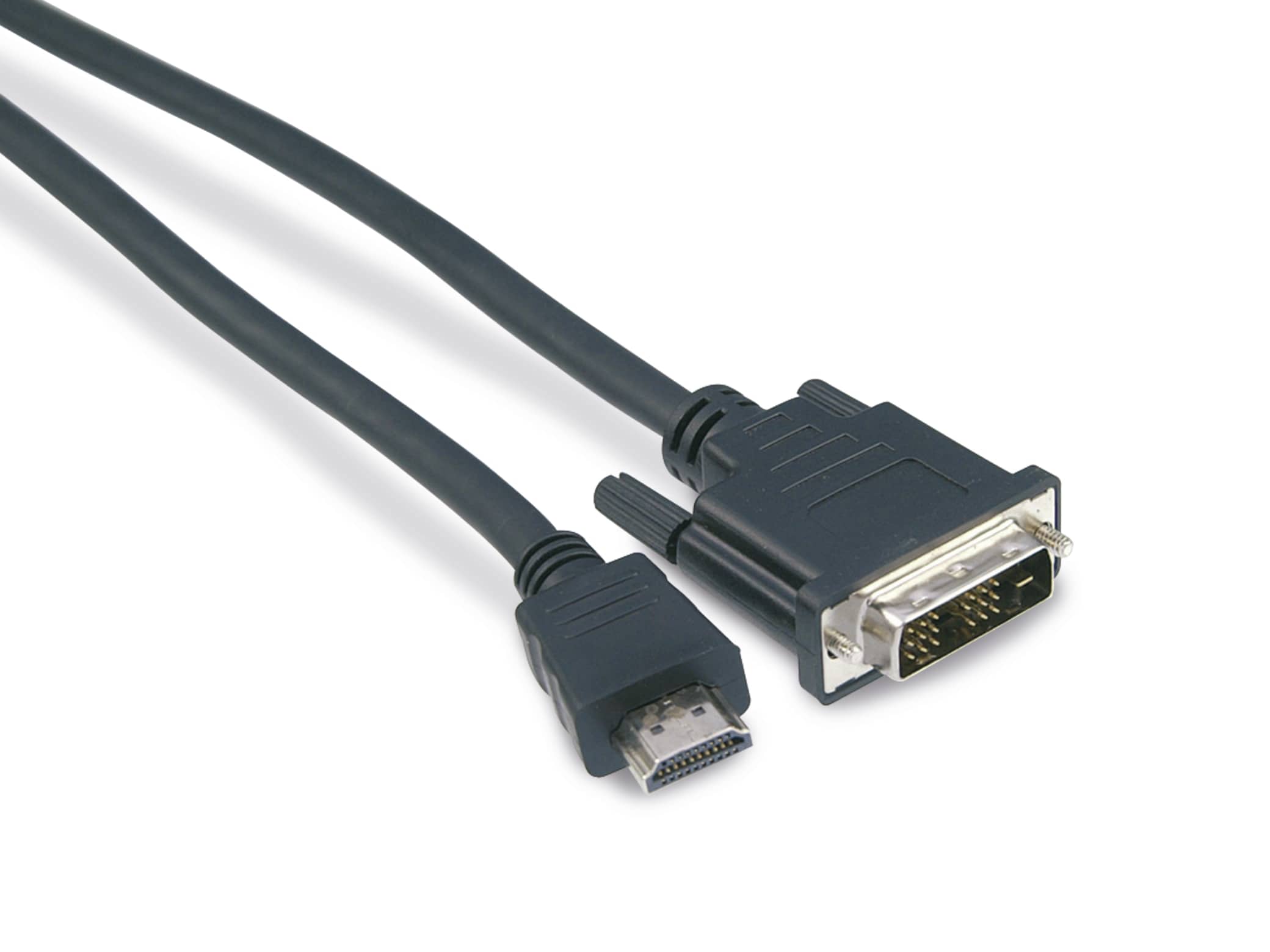 S-IMPULS HDMI-Adapterkabel, HDMI-Stecker/DVI-D-Stecker, 2 m